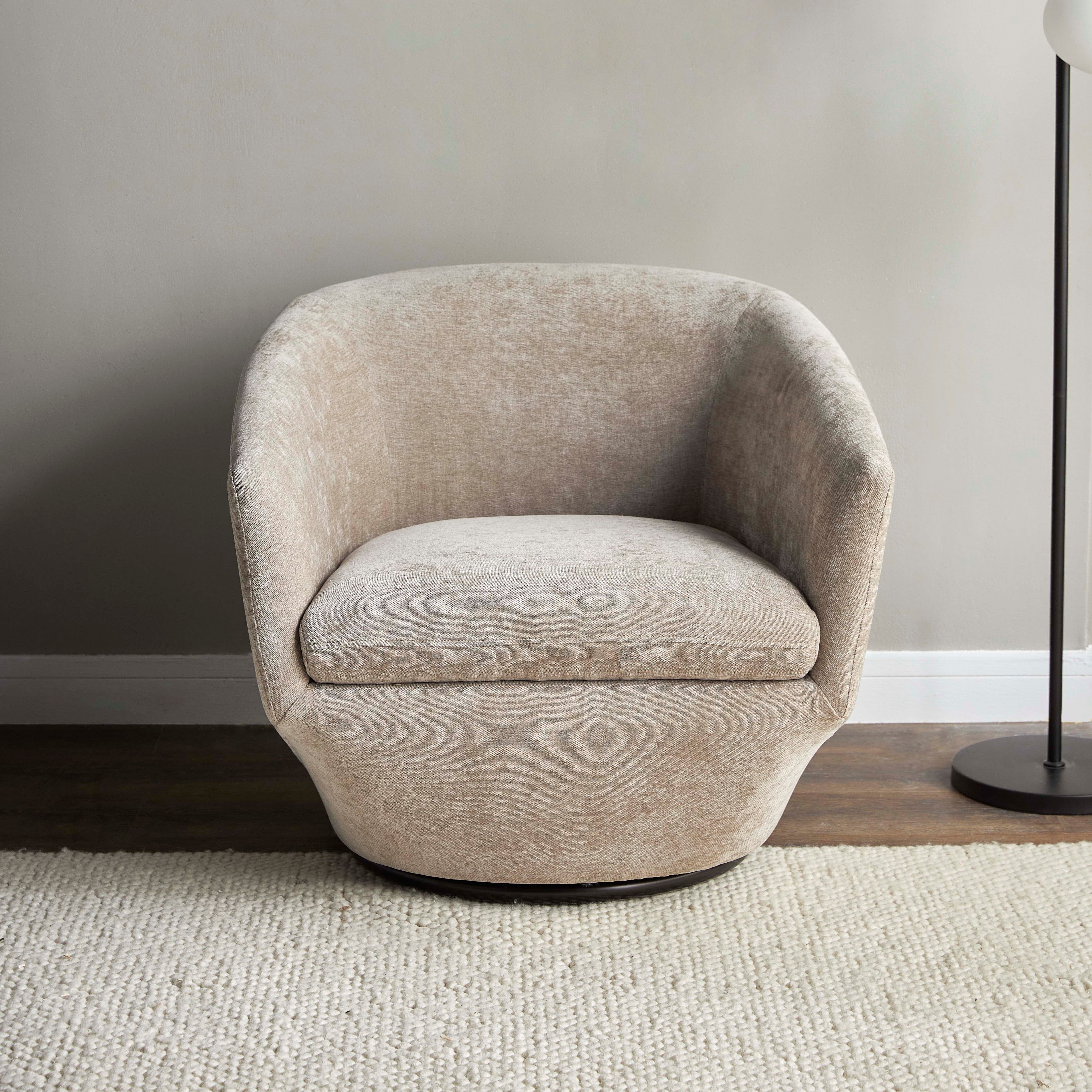 Orla Fabric Swivel Armchair-furniture-sofaandseating-armchairs-image-2