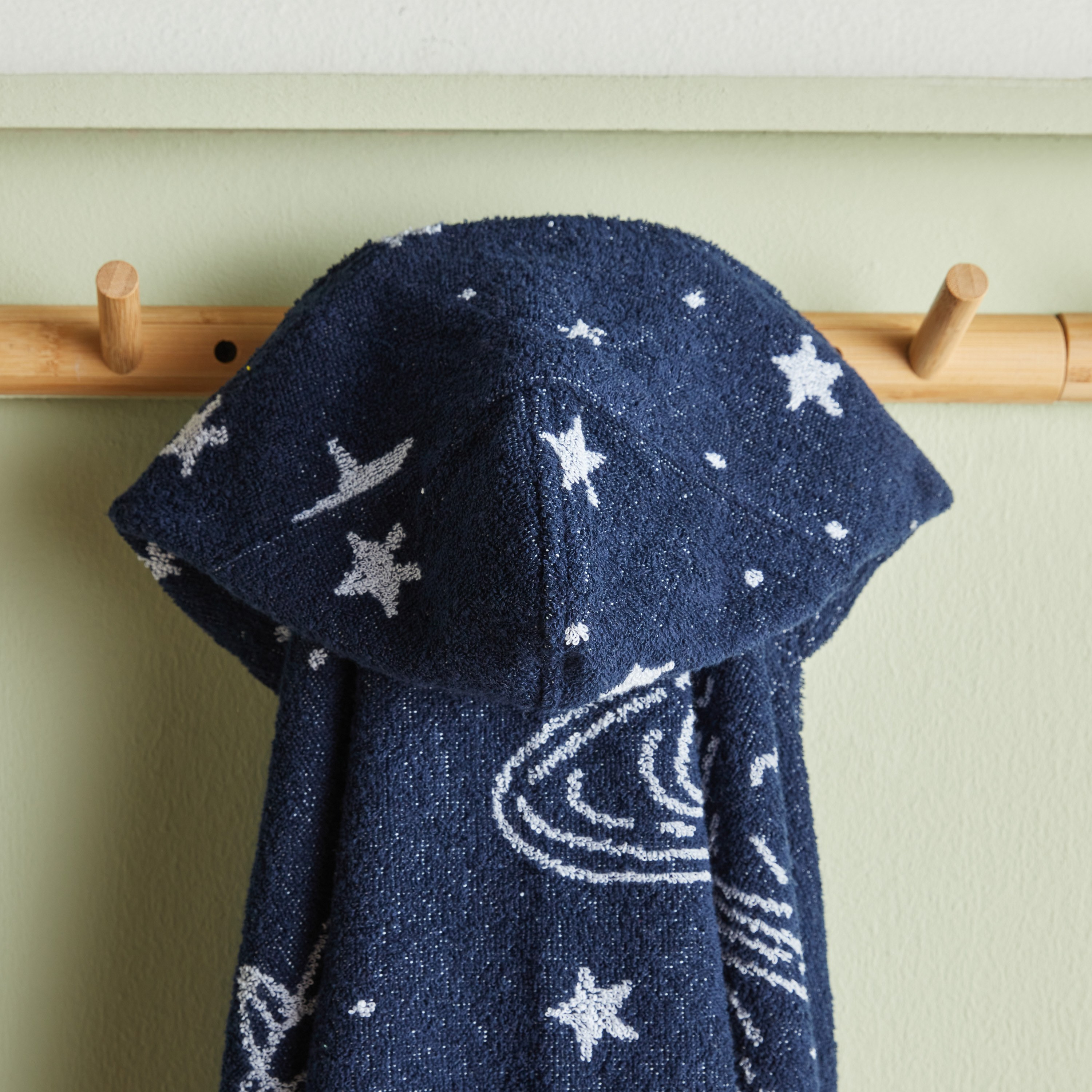 Solar Space Hooded Towel - 50x90 cm-baby-bathandcare-towels-image-3