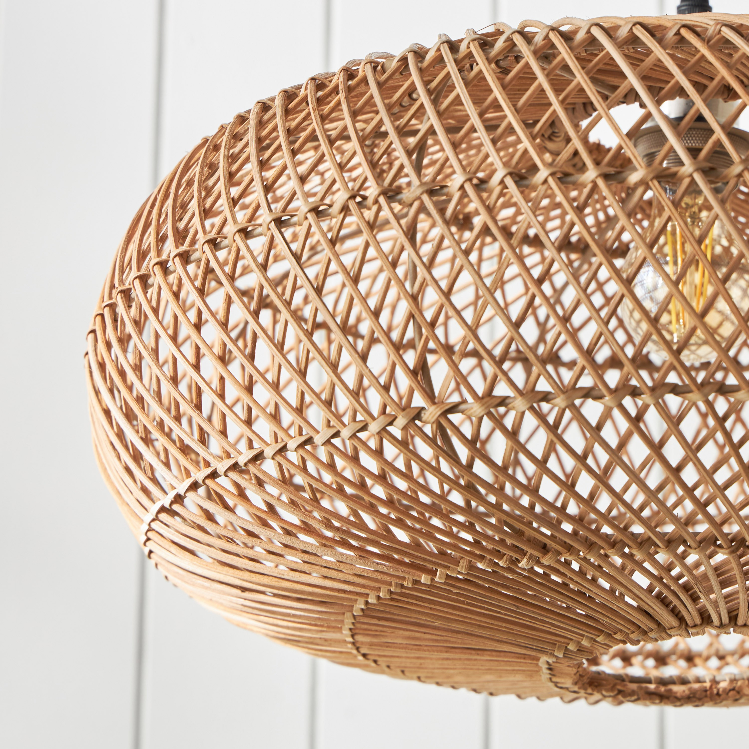 غطاء مصباح سقف من الروطان - ميكس أند ماتش - 22 سم-household-lighting-ceilinglamps-pendantlamps-image-3