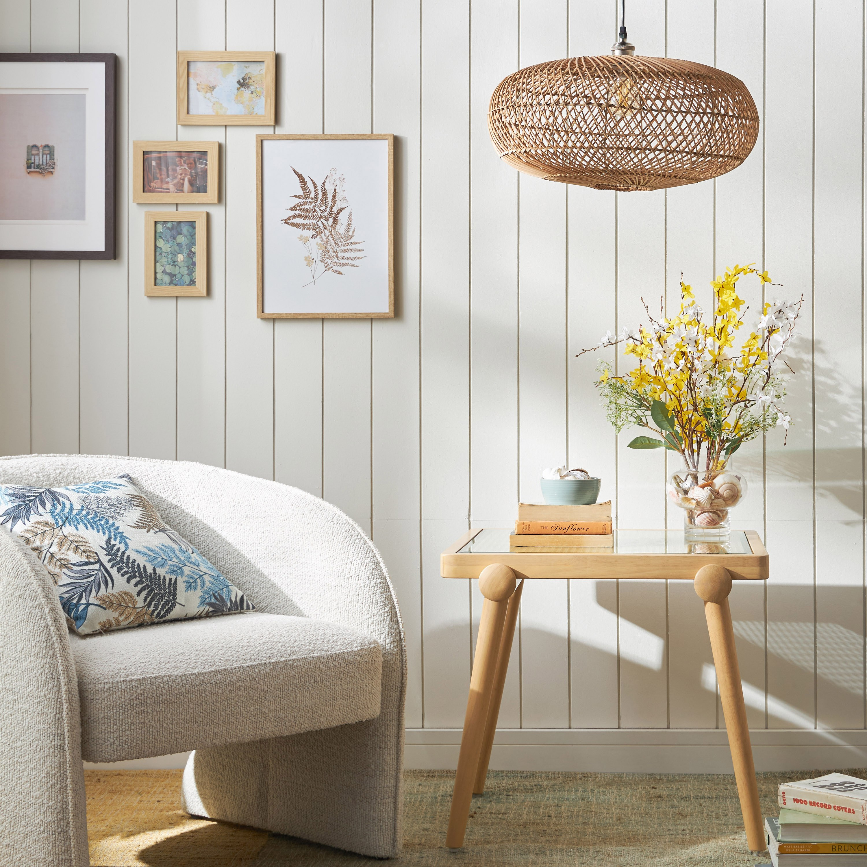 غطاء مصباح سقف من الروطان - ميكس أند ماتش - 22 سم-household-lighting-ceilinglamps-pendantlamps-image-4