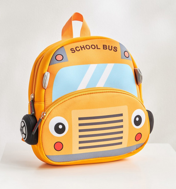 Bus Kids Backpack Shop Nico Magic School Bus Premium Neoprene Backpack - 26x10x29 cm ...