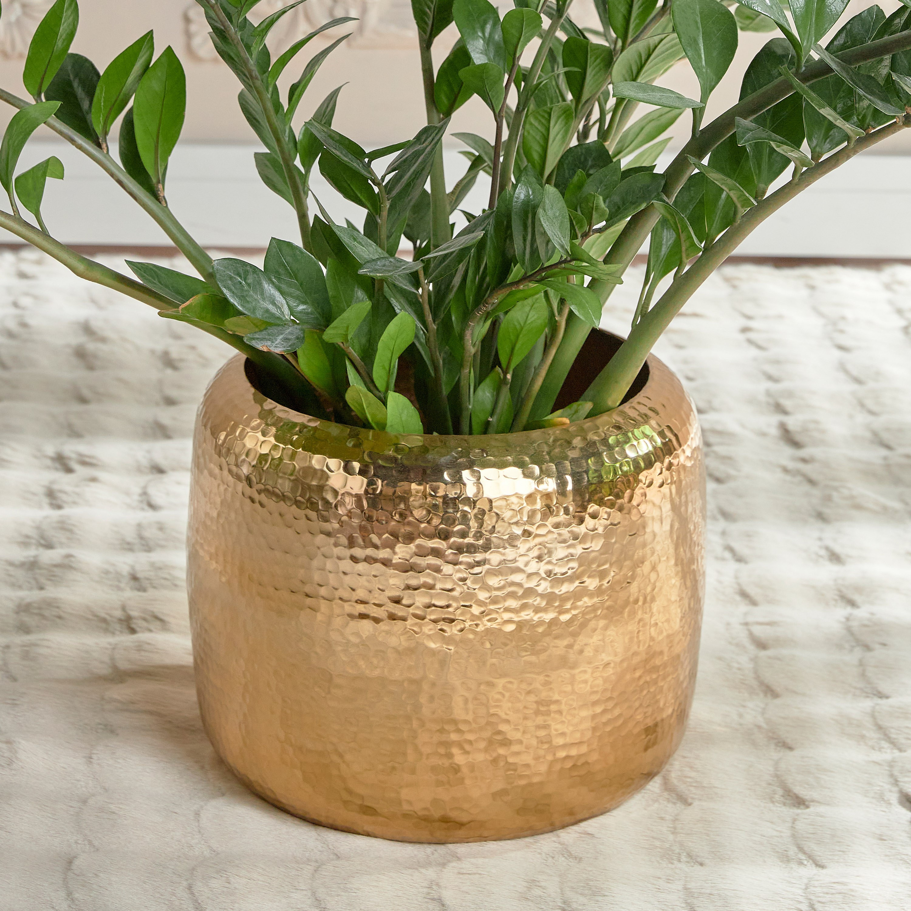 Sparkle Metal Straight Planter - 26 cm-household-gardenandoutdoor-potsandplanters-planters-image-1