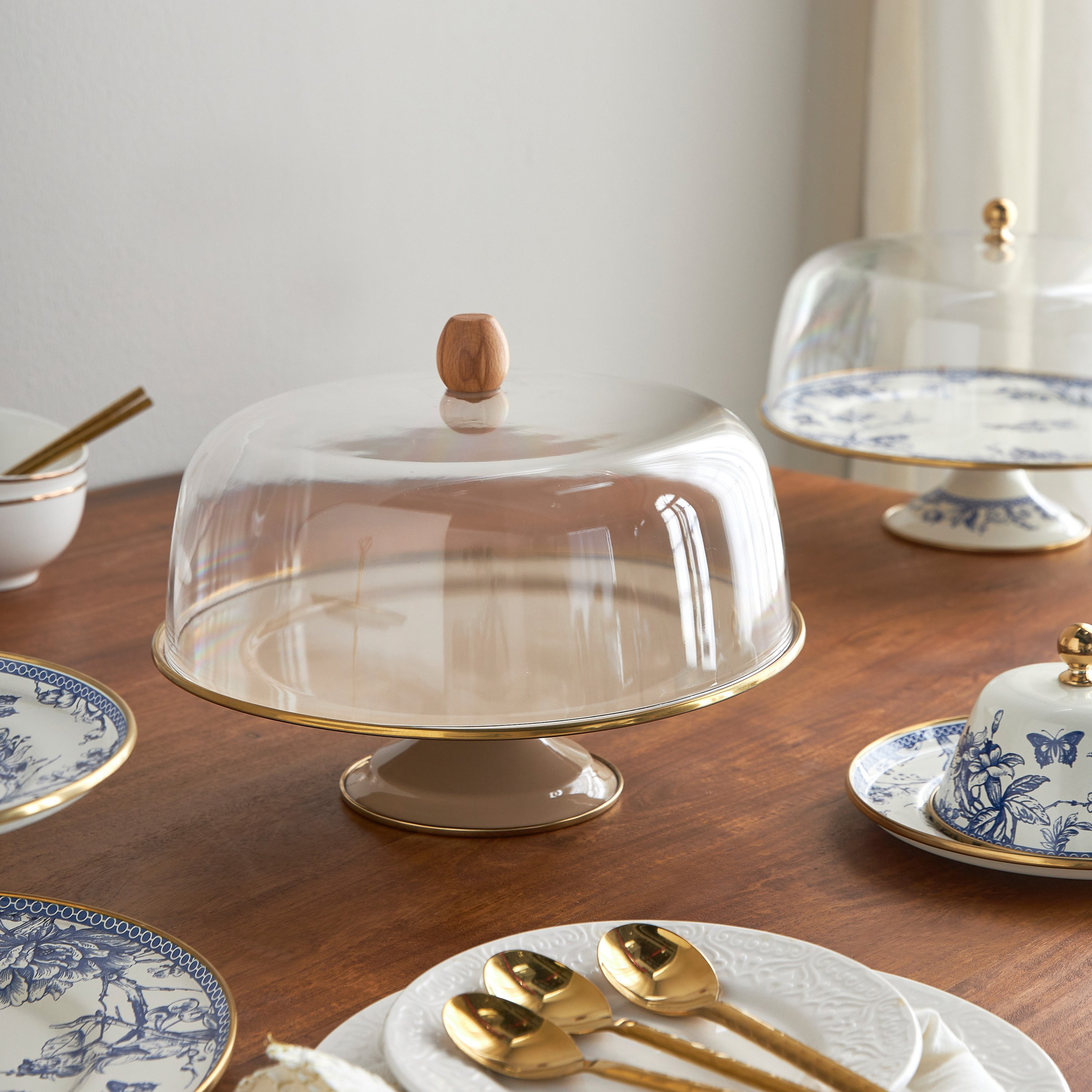 Indio Domed Cake Stand - 31 cm-household-dining-serveware-cakestands-image-4