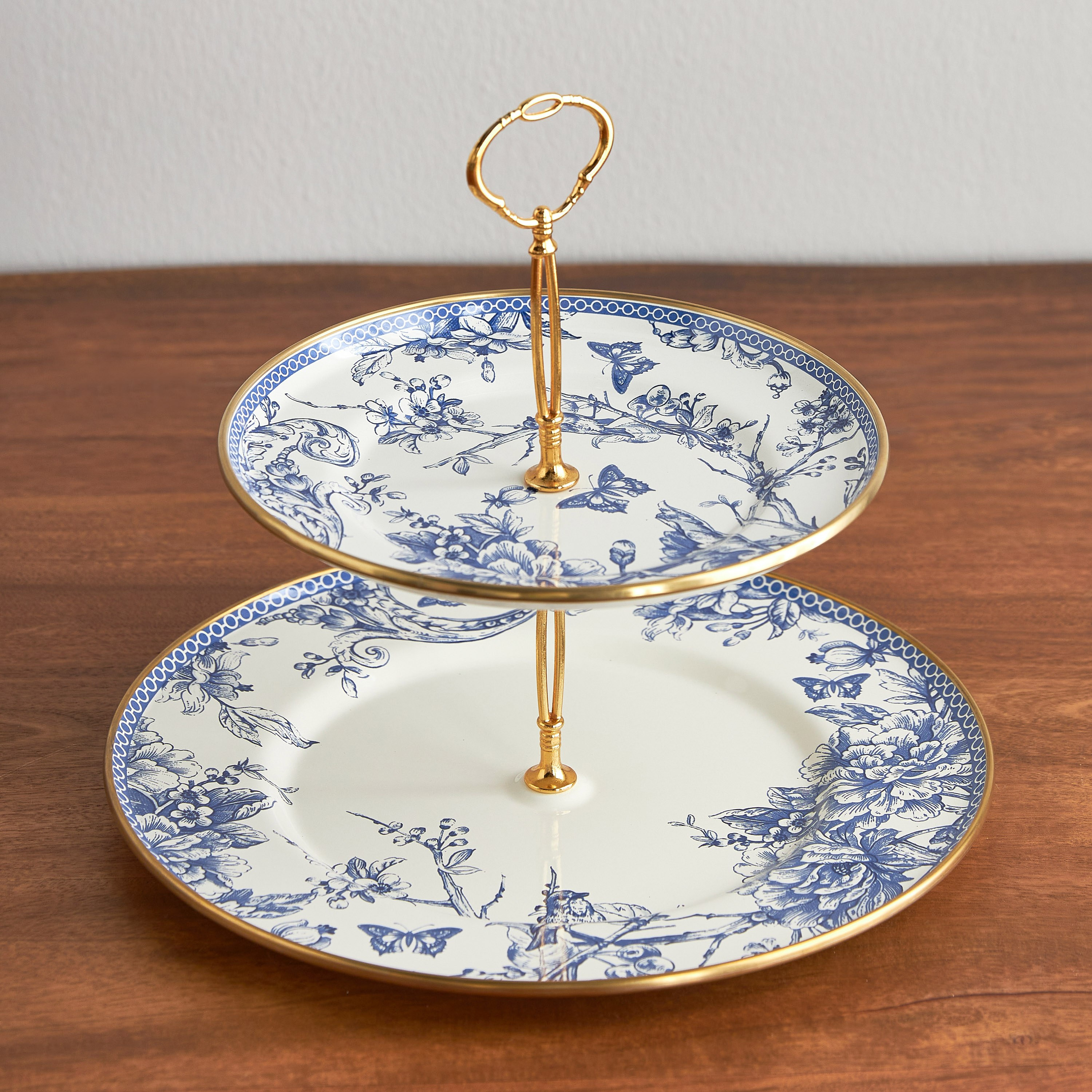 حامل كيك بطبقتين - إيرا مافن - 29 سم-household-dining-serveware-cakestands-image-2