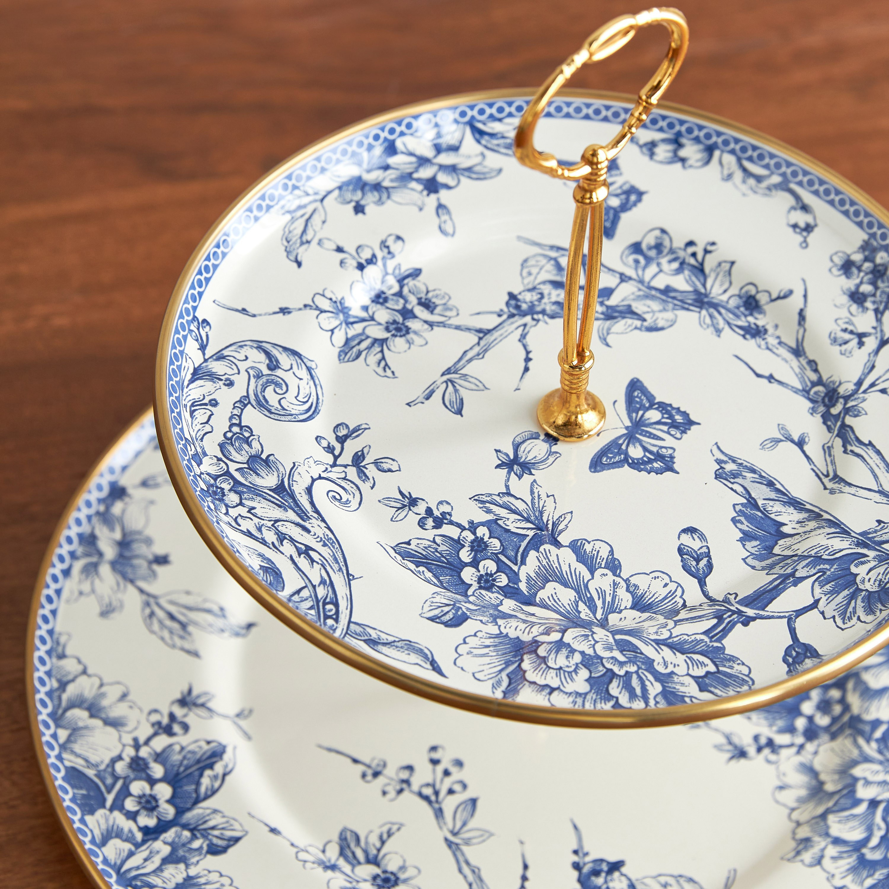 حامل كيك بطبقتين - إيرا مافن - 29 سم-household-dining-serveware-cakestands-image-3