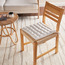 Windsor Chair Pad with Tie Backs - 40x40 cm-household-cushionsandthrows-chairpads-image-3