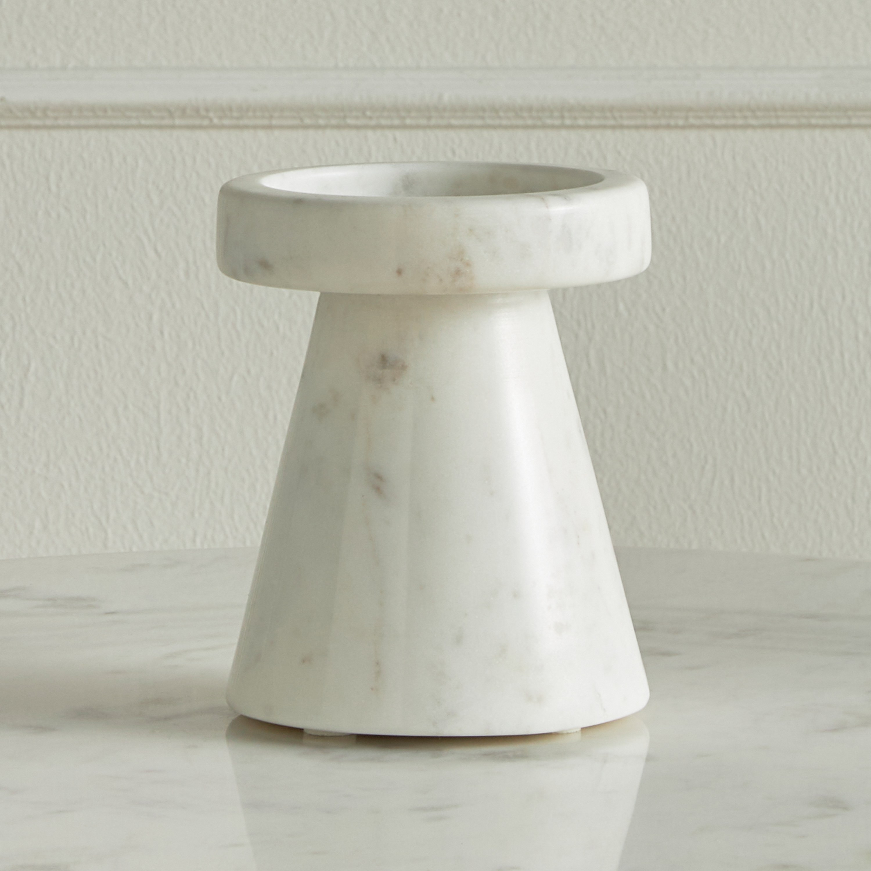 Vermont Footed Pillar Candleholder-household-decor-candleholdersandlanterns-image-1