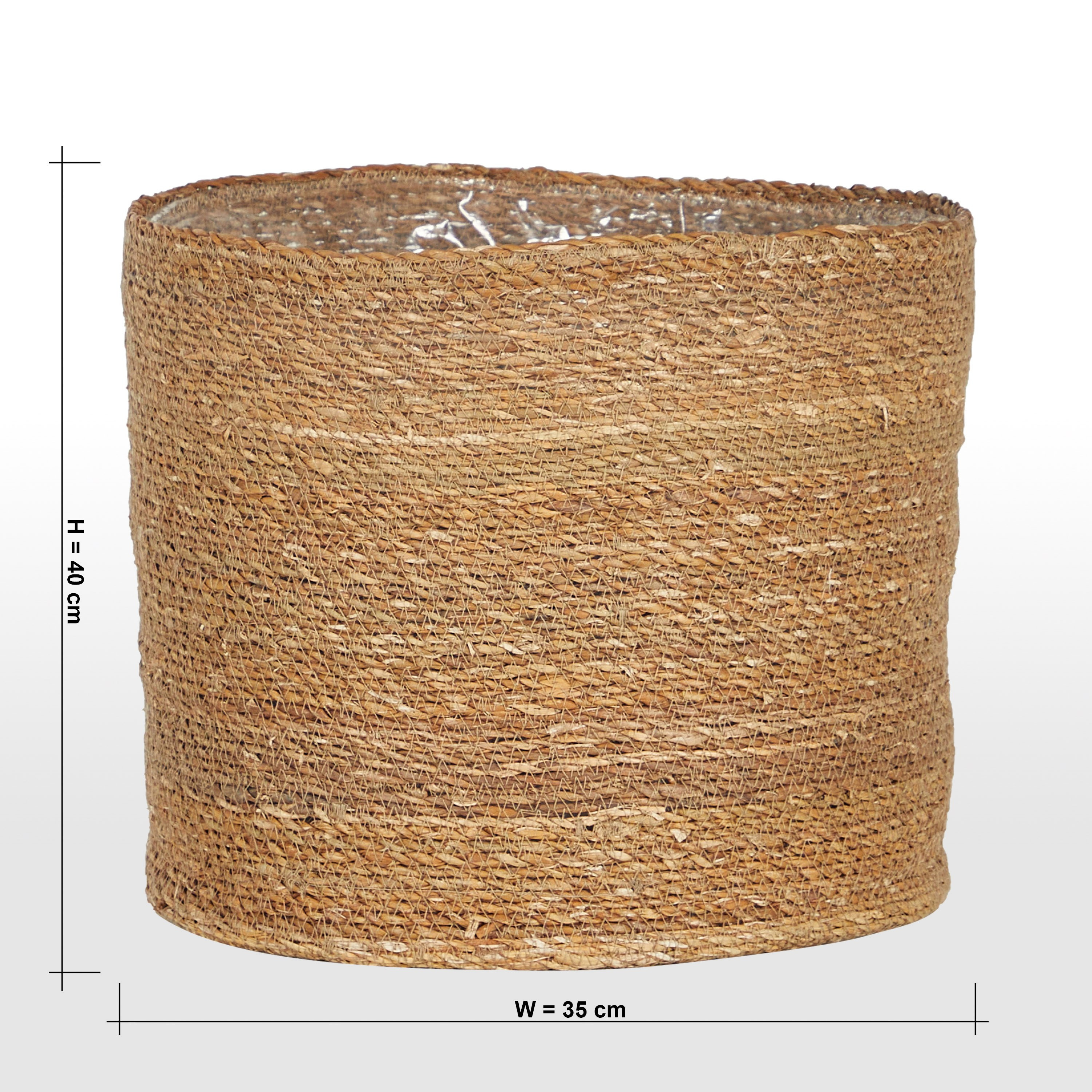 Altea Seagrass Planter - 35 cm-household-gardenandoutdoor-potsandplanters-planters-image-5