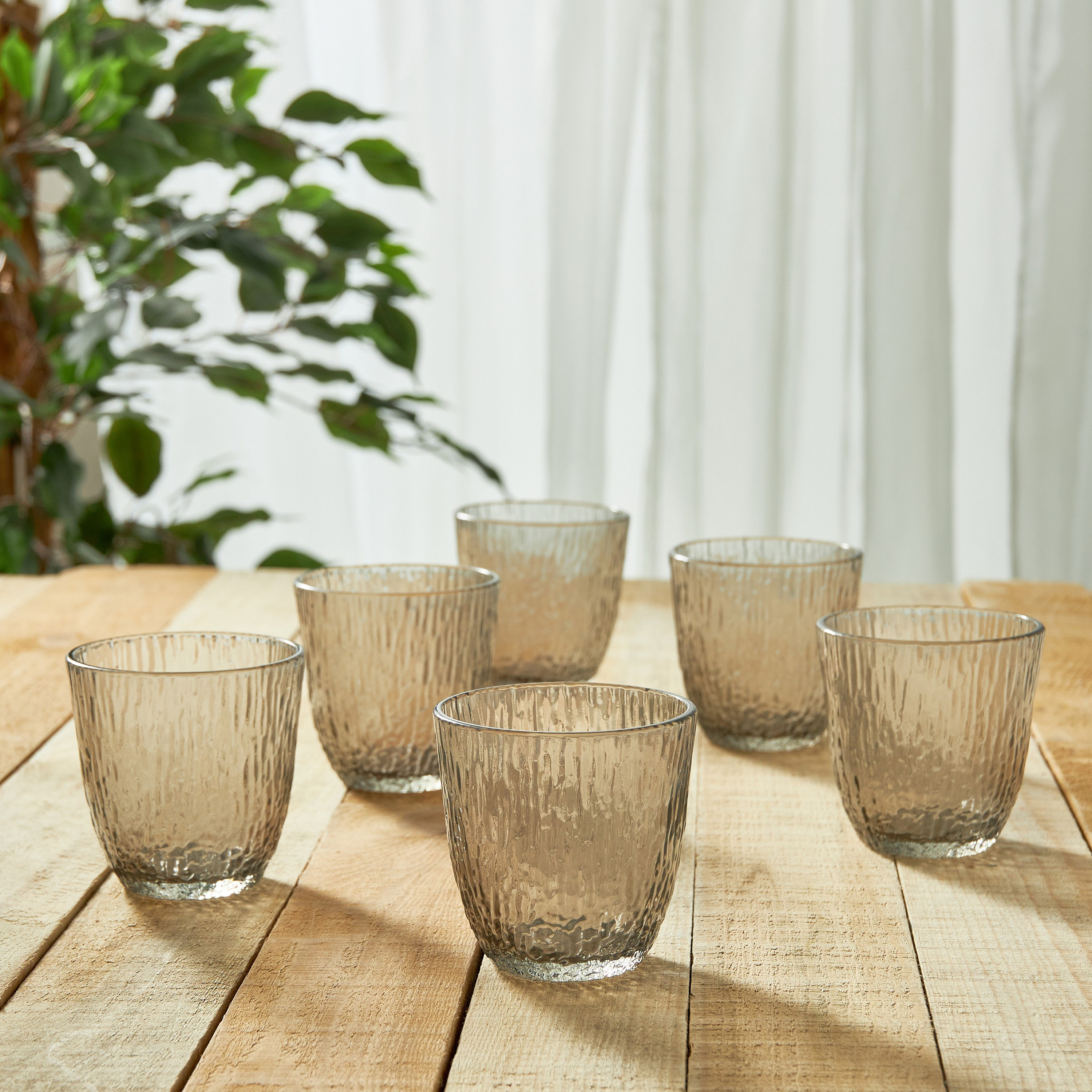 Lava 6-Piece DOF Glass Set - 250 ml