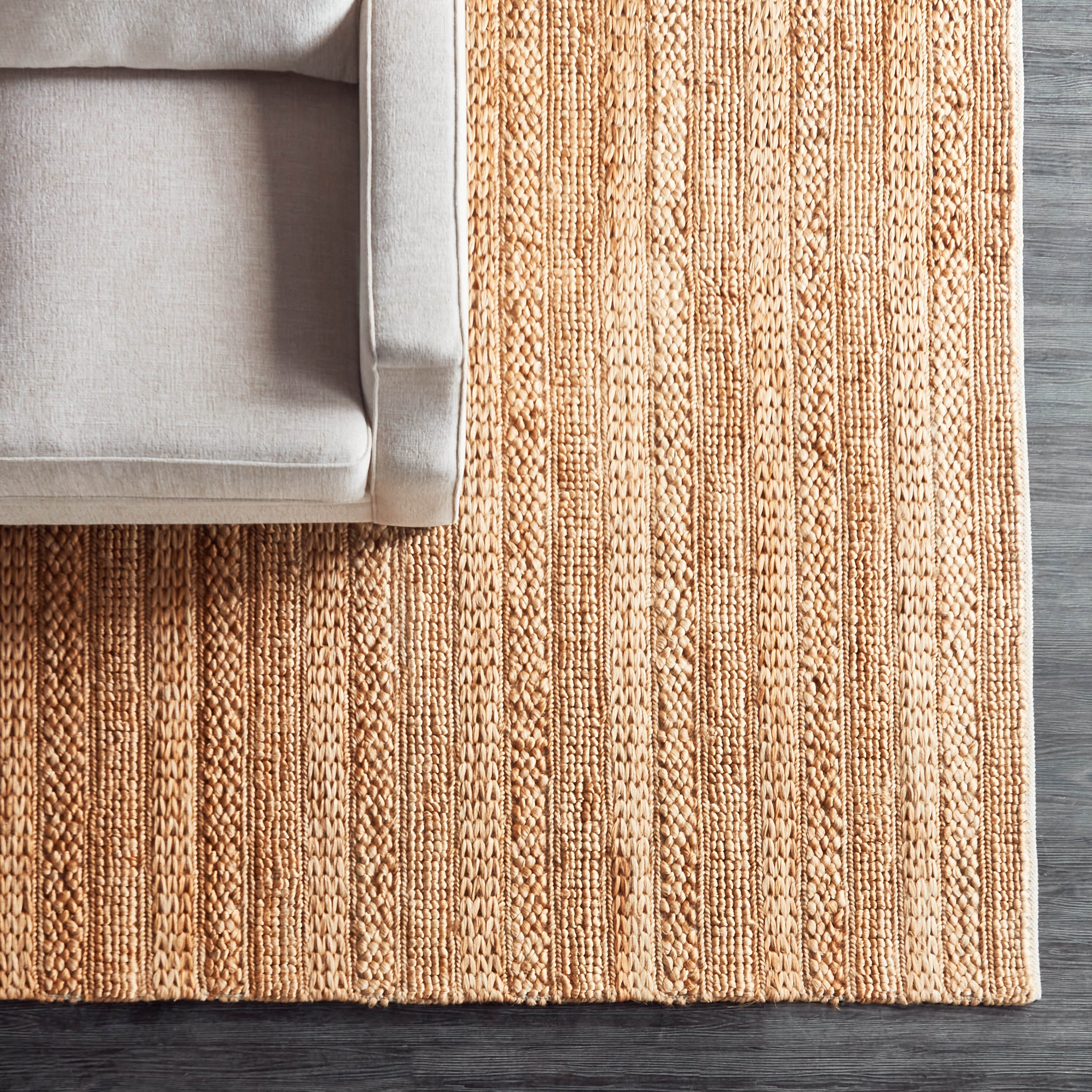 سجادة جوت منسوجة يدويًا - كروس ويف - 250x360 سم-household-rugsandcarpets-rugs-image-1