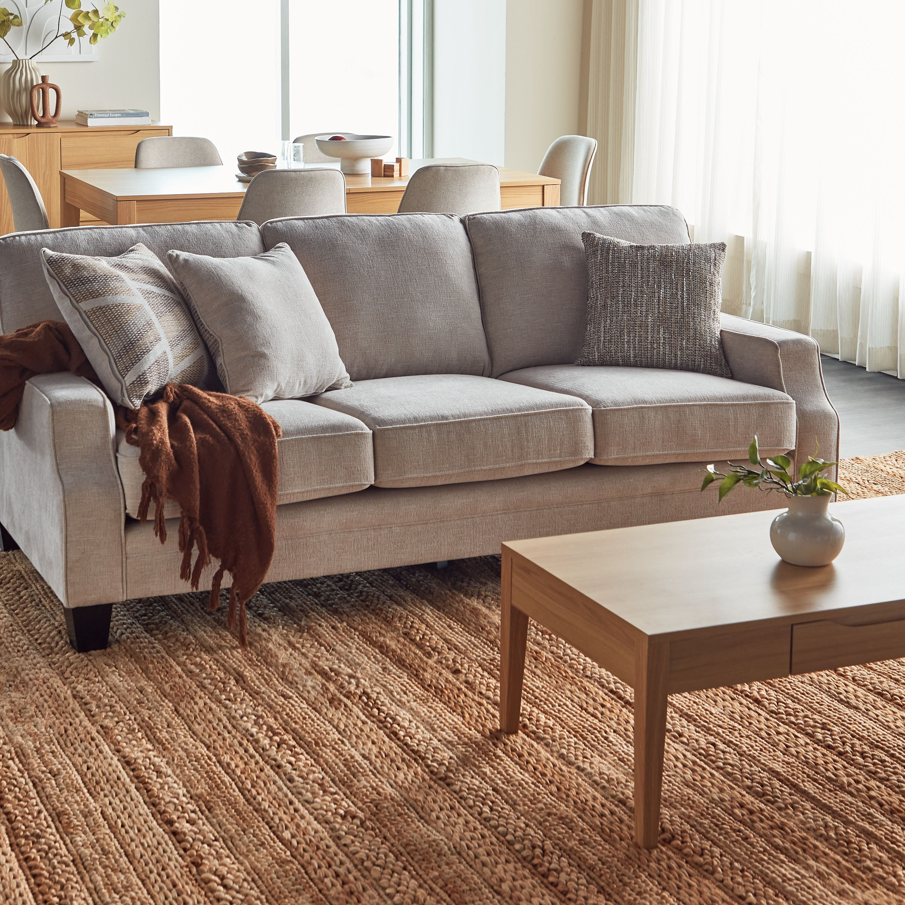 سجادة جوت منسوجة يدويًا - كروس ويف - 250x360 سم-household-rugsandcarpets-rugs-image-5