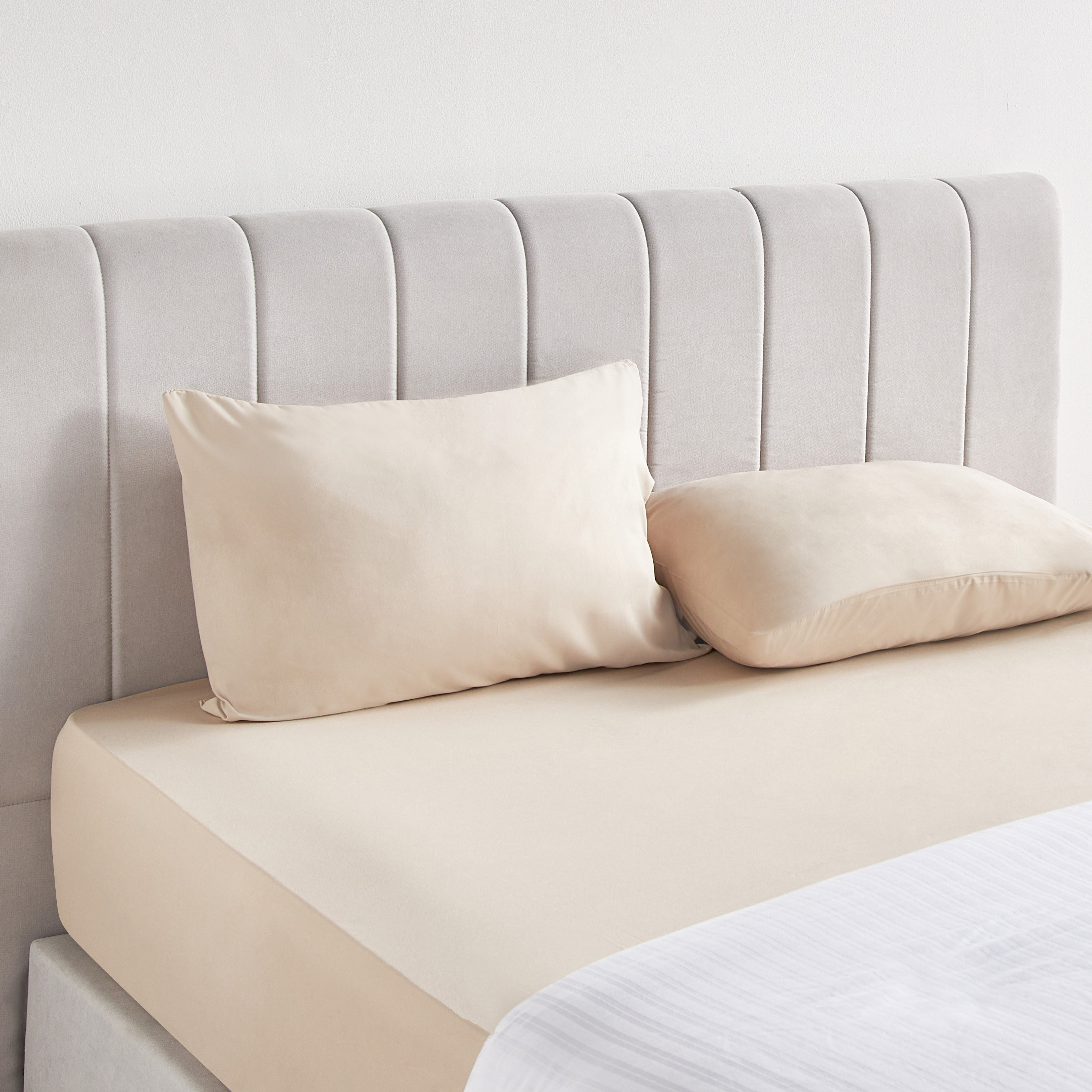 Amphora Double Fitted Sheet - 120x200 cm-household-bedding-sheetsandpillowcases-fittedsheets-image-2