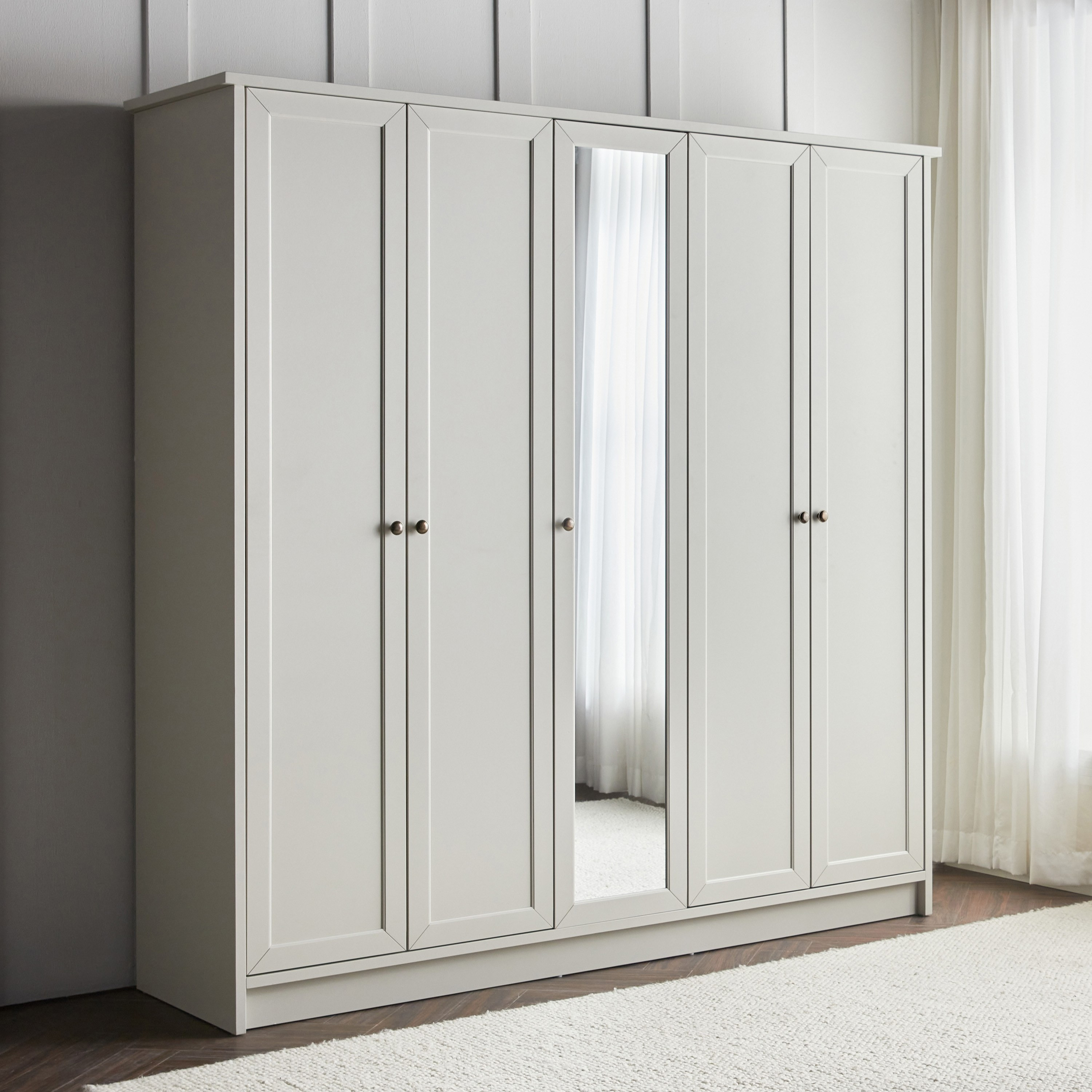 Clifford 5-Door Wardrobe