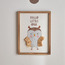 Ivy Hello Little One Framed Canvas Wall Art - 30x40 cm-kids-decorandlighting-decor-wallart-image-1