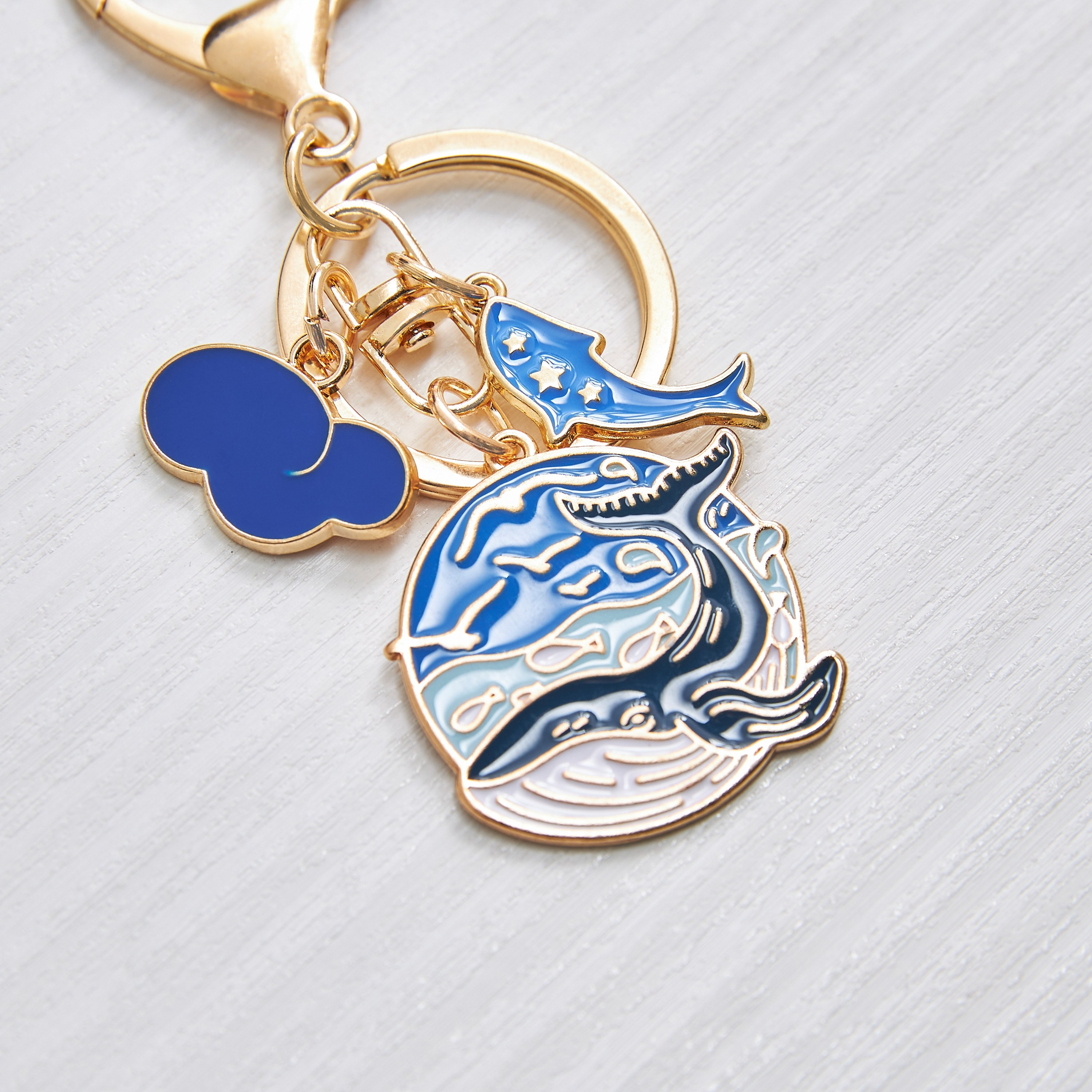 Sea Dolphin Keychain - 9 cm-babyandkids-schoolessentials-stationery-image-3
