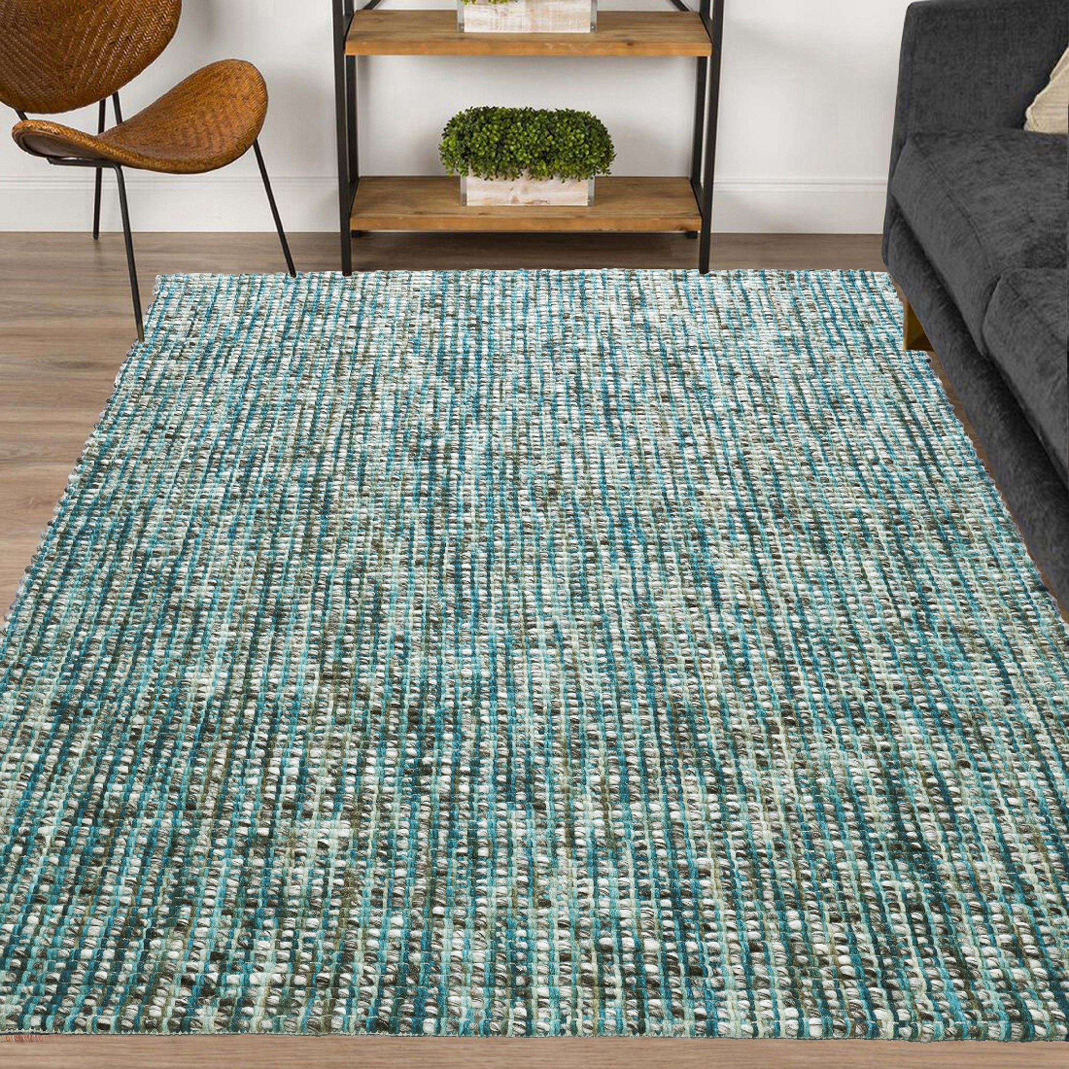 Shop Aura Woollen Handwoven Rug 160x230 cm Online Home Centre UAE