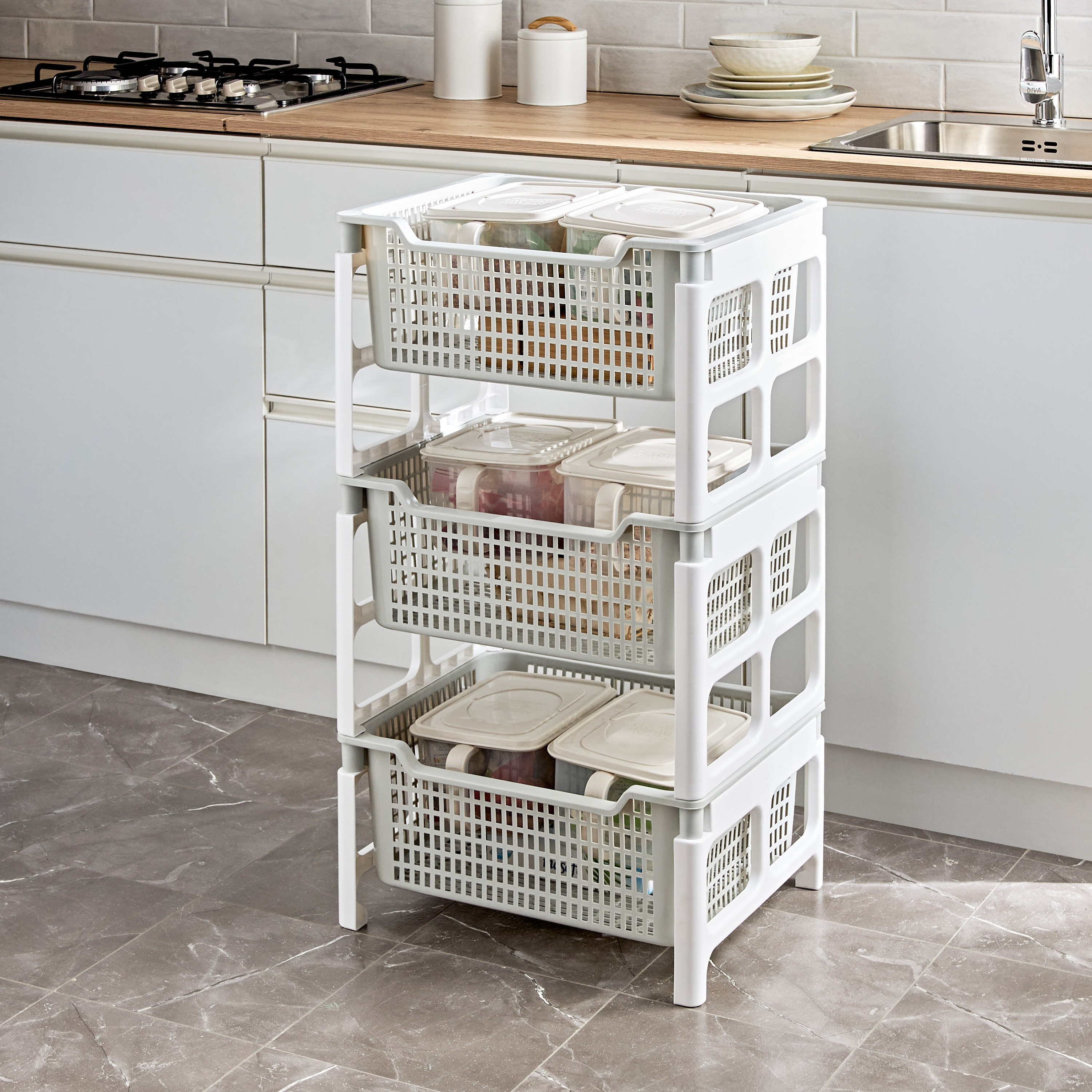 رف مطبخ 3 طوابق - سنوي-household-kitchen-kitchenorganising-kitchentrolleys-image-5