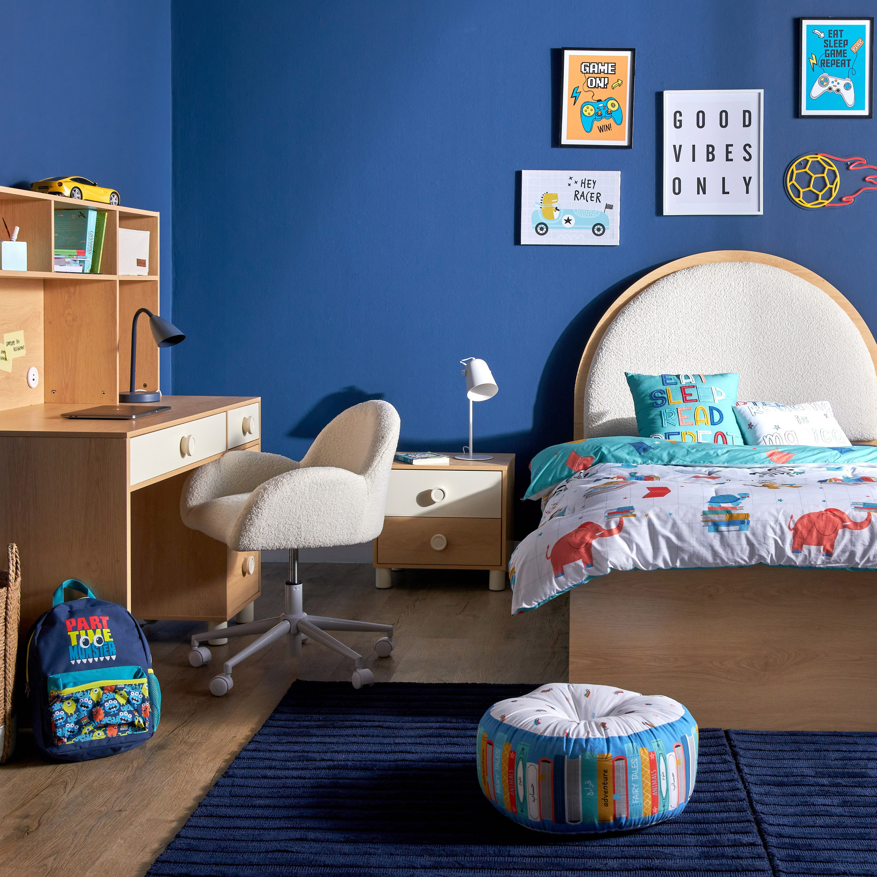 Noah Single Bed - 120x200 cm-babyandkids-kidsbeds-singlebeds-image-6