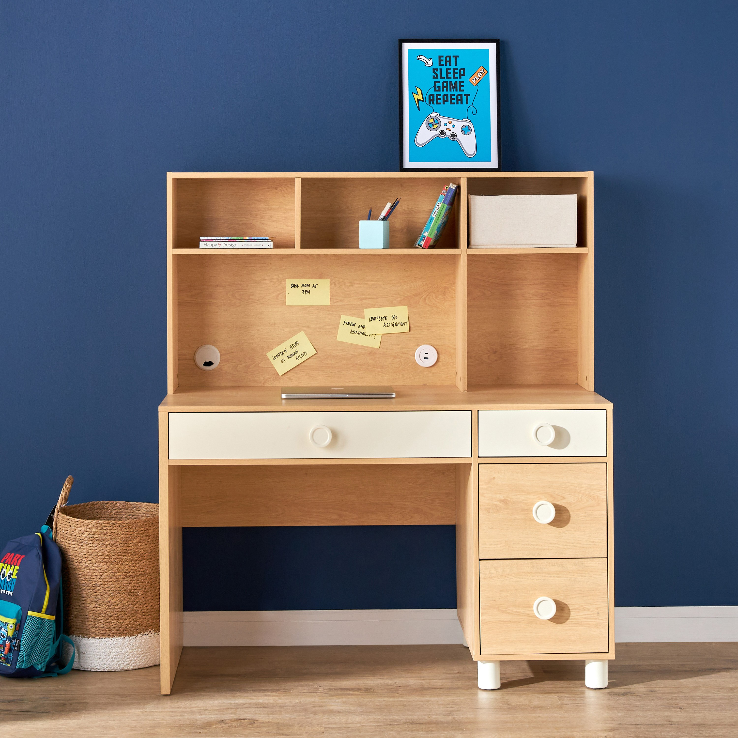 Home centre study table with outlet chair