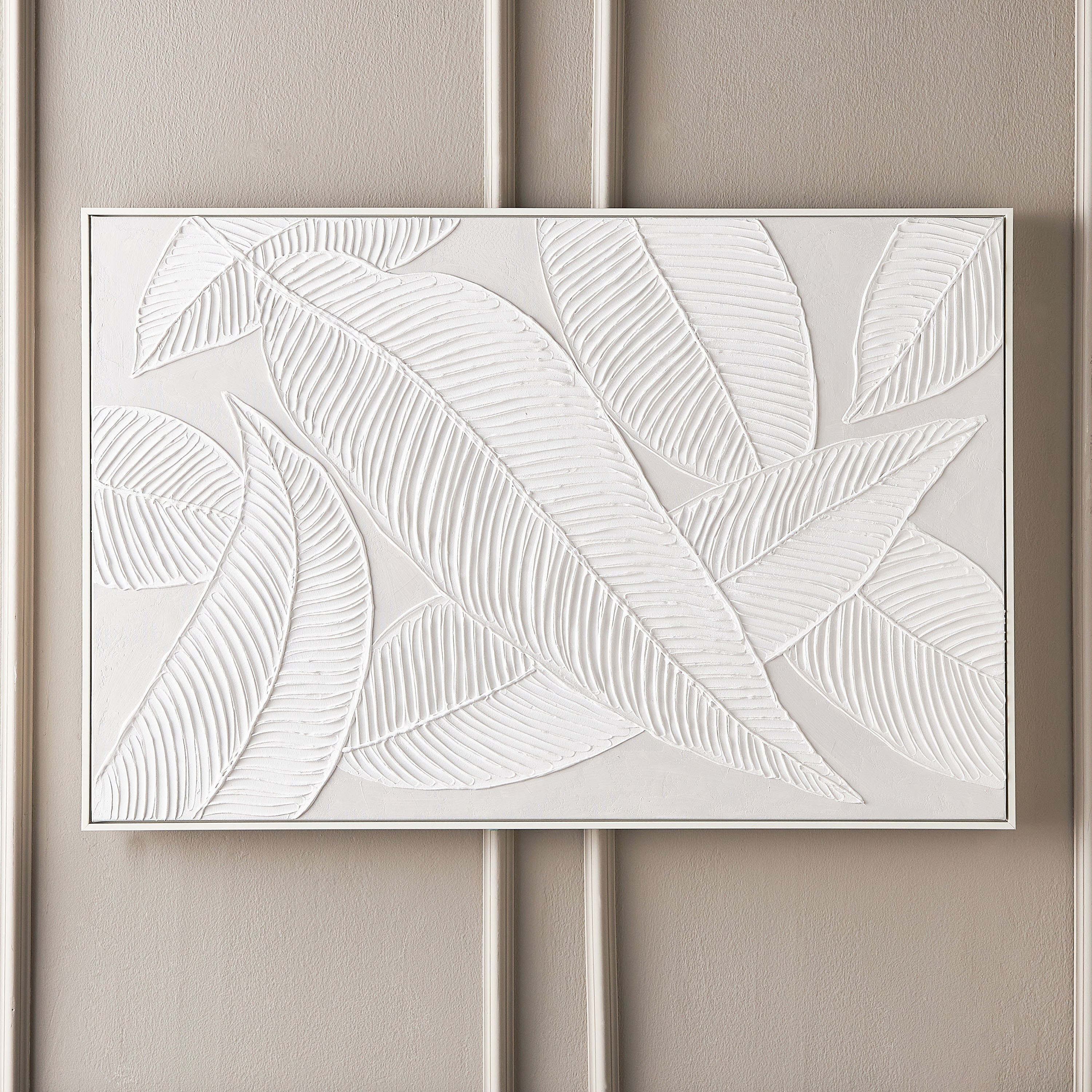 Rasida Framed Hand Painted Canvas Wall Art - 80x120 cm-household-walldecorandmirrors-wallart-image-1