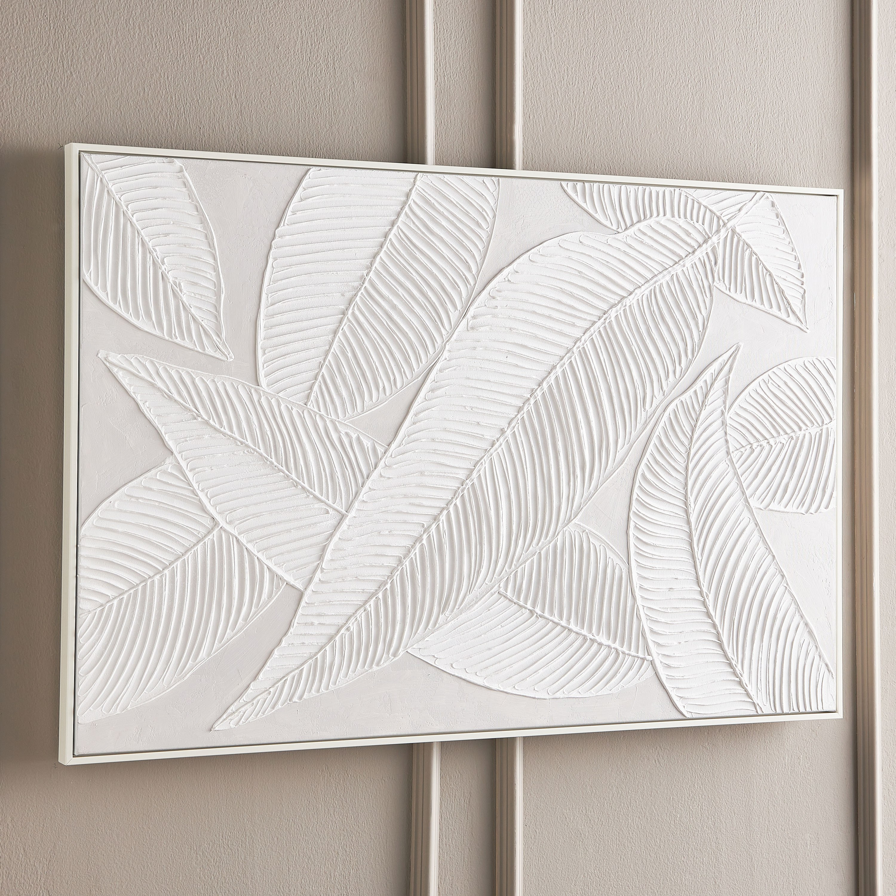 Rasida Framed Hand Painted Canvas Wall Art - 80x120 cm-household-walldecorandmirrors-wallart-image-2