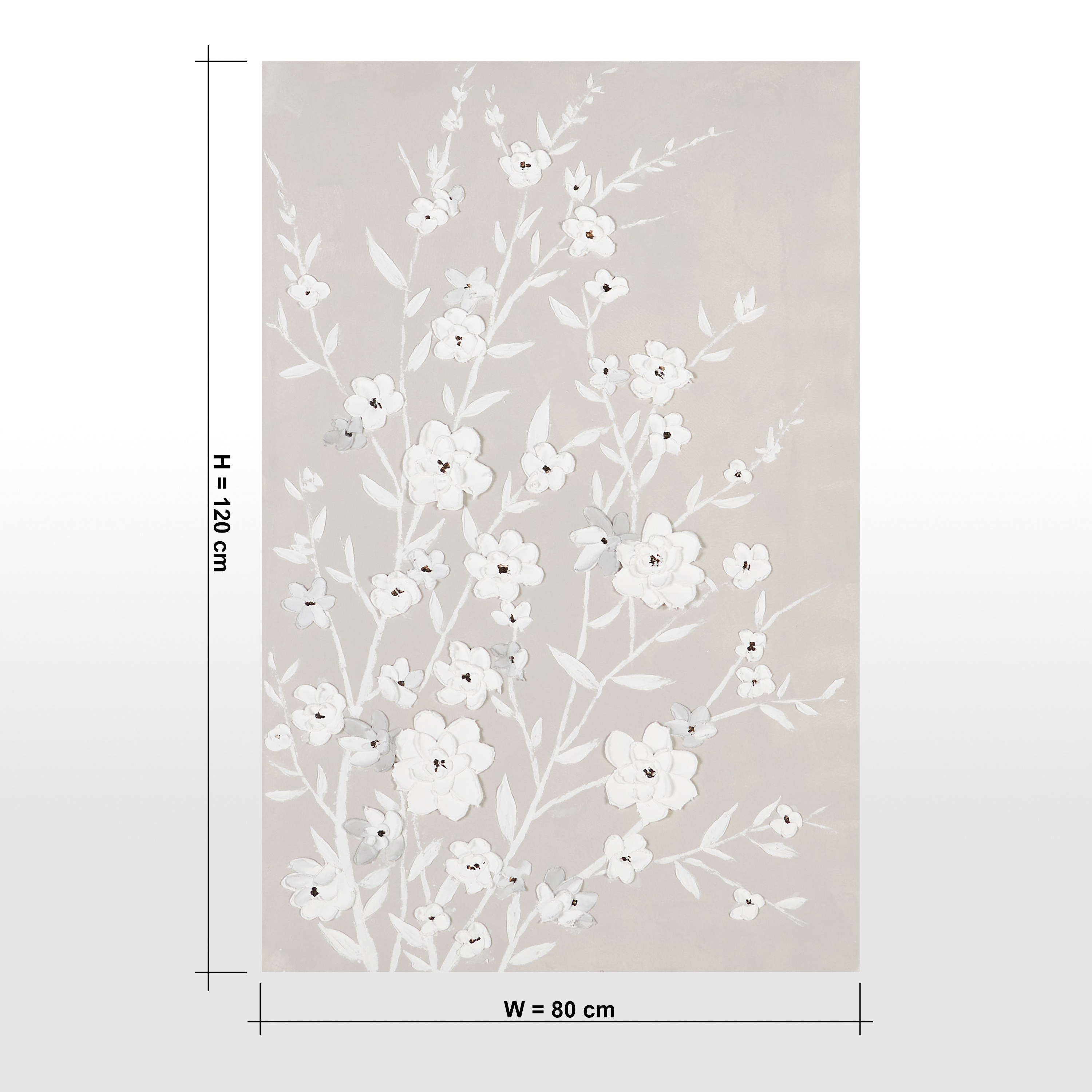 Ellema Unframed Hand Painted Canvas Wall Art - 80x120 cm-household-walldecorandmirrors-wallart-image-4