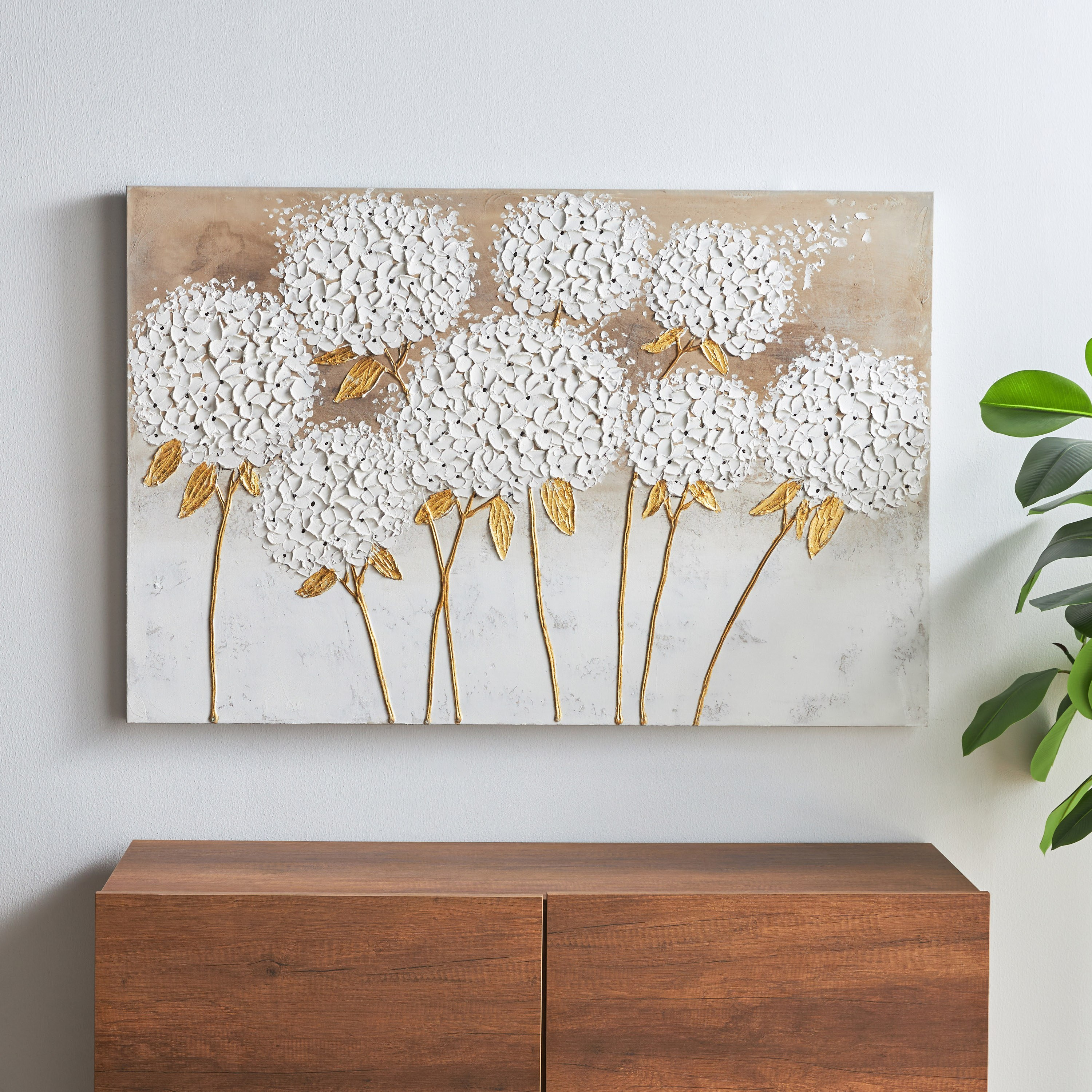 Braima Unframed Hand Painted Canvas Wall Art - 120x80 cm-household-walldecorandmirrors-wallart-image-1