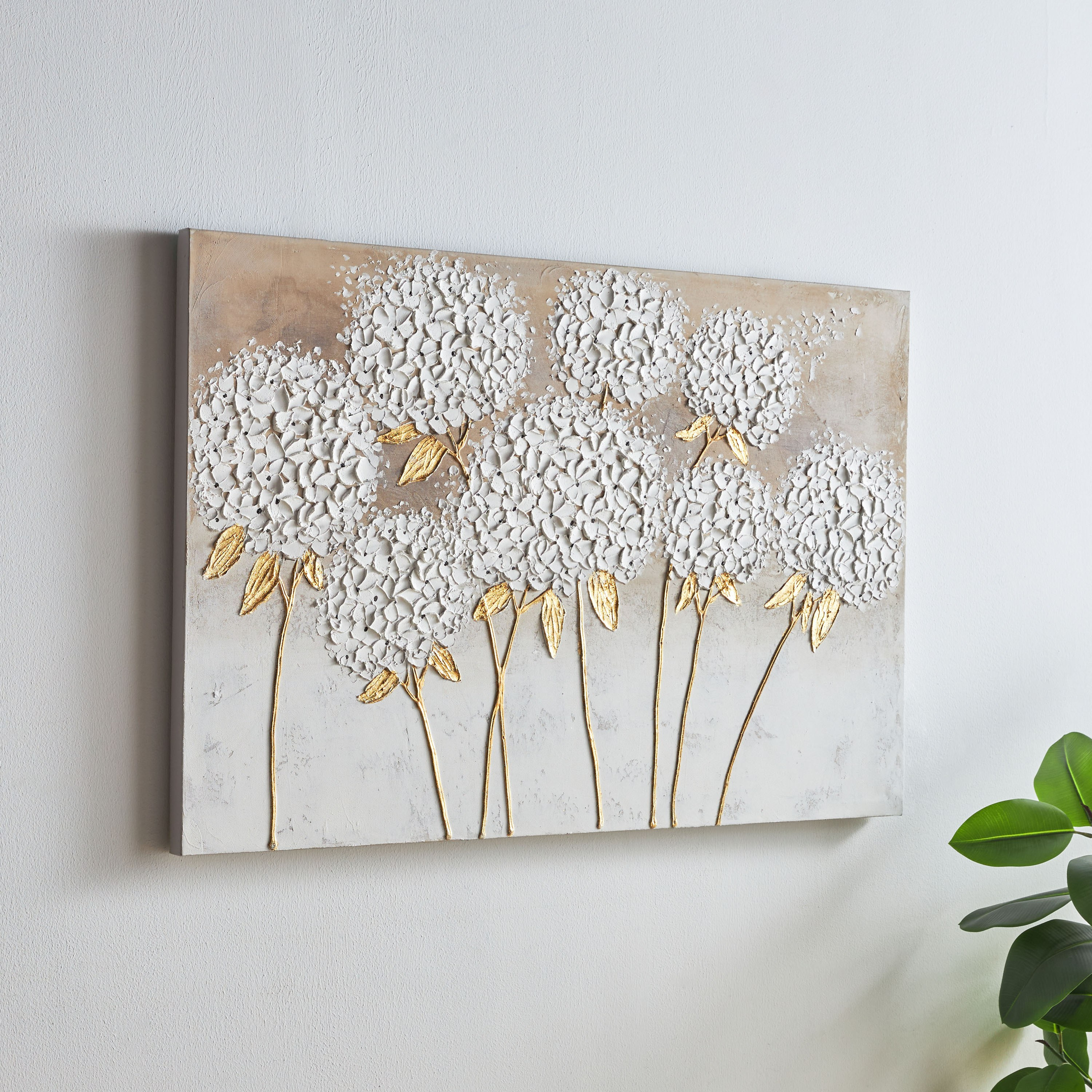Braima Unframed Hand Painted Canvas Wall Art - 120x80 cm-household-walldecorandmirrors-wallart-image-2