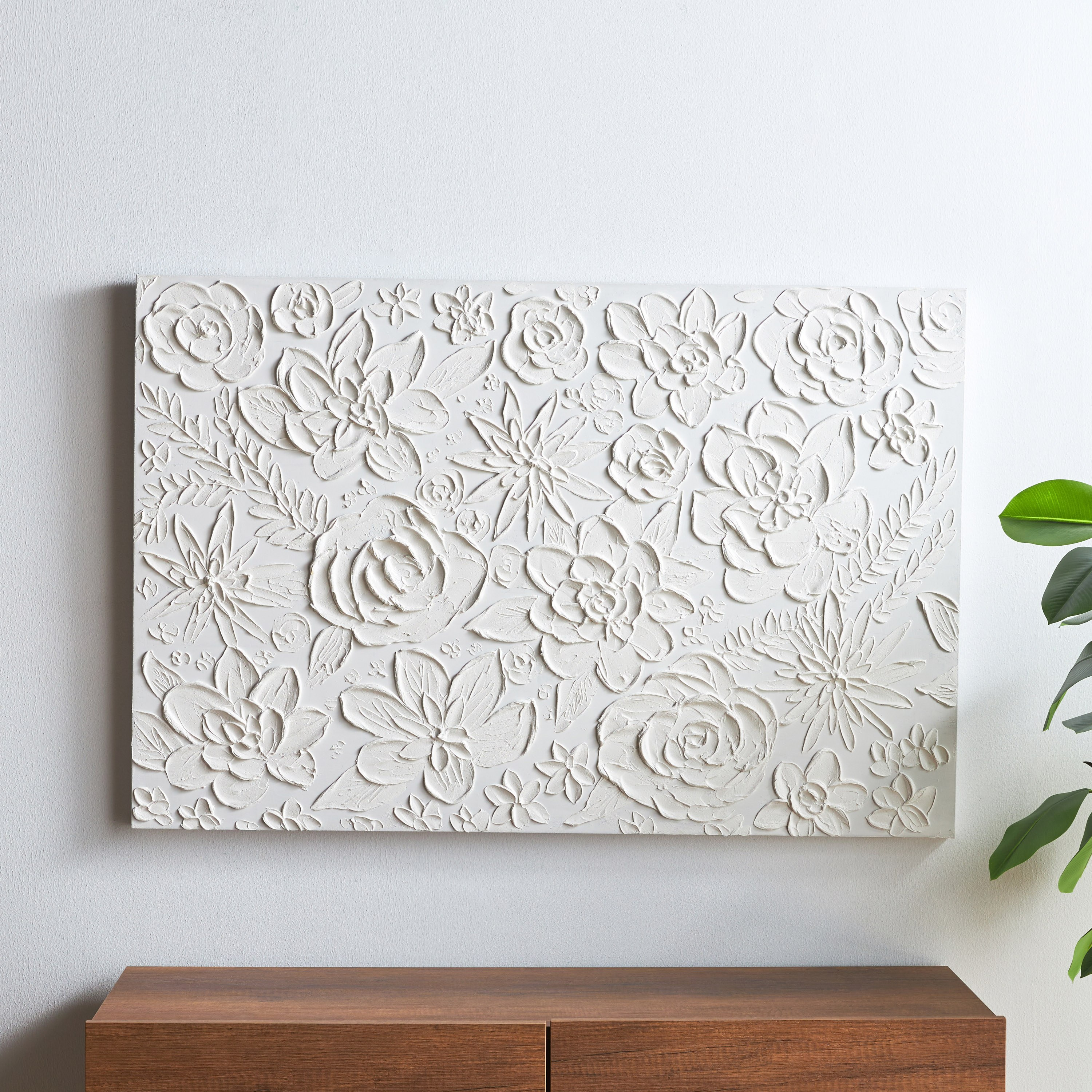 Chinelo Unframed Hand Painted Canvas Wall Art - 120x80 cm-household-walldecorandmirrors-wallart-image-2