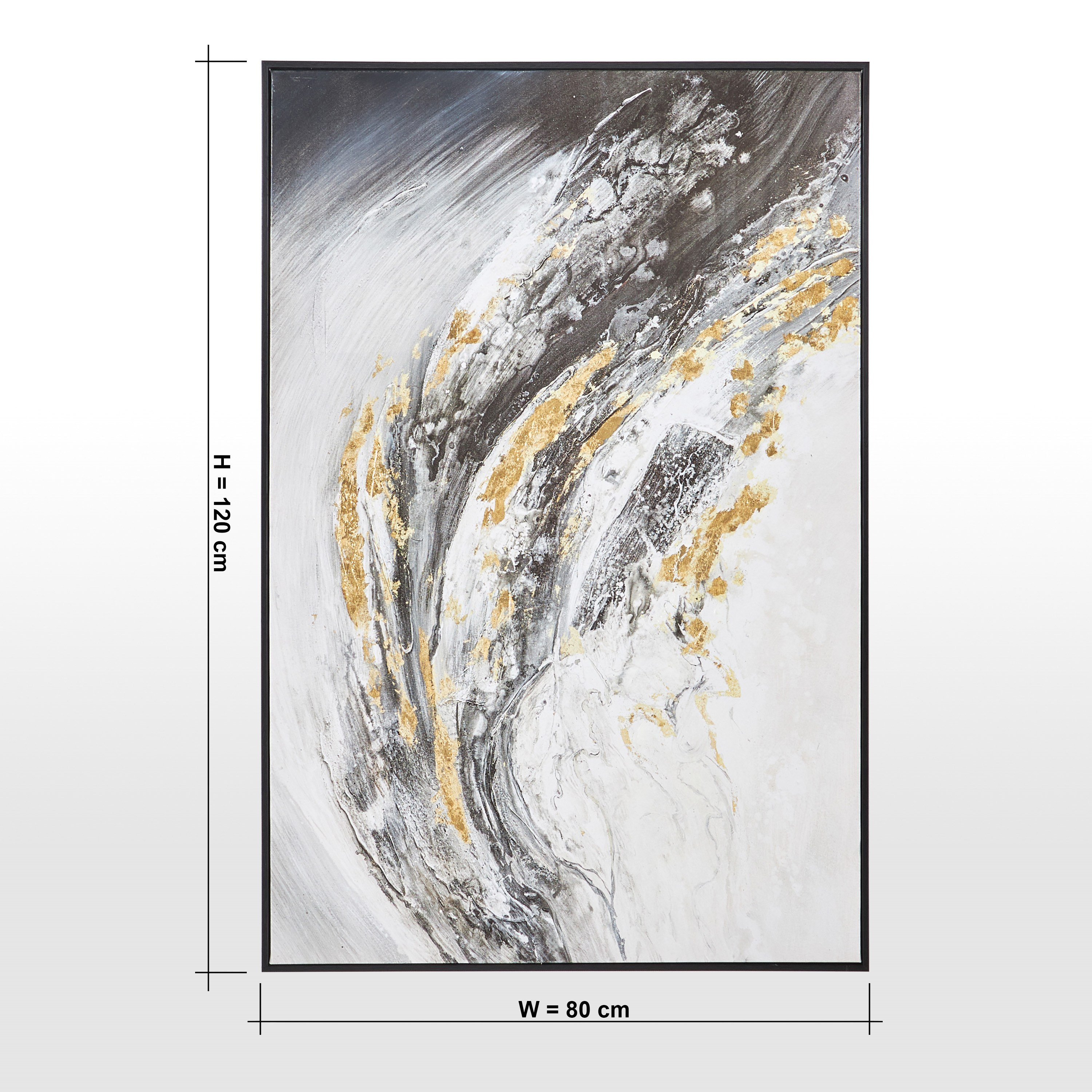 Shop Allure Framed Canvas Wall Art - 120x80 cm | Home Centre UAE