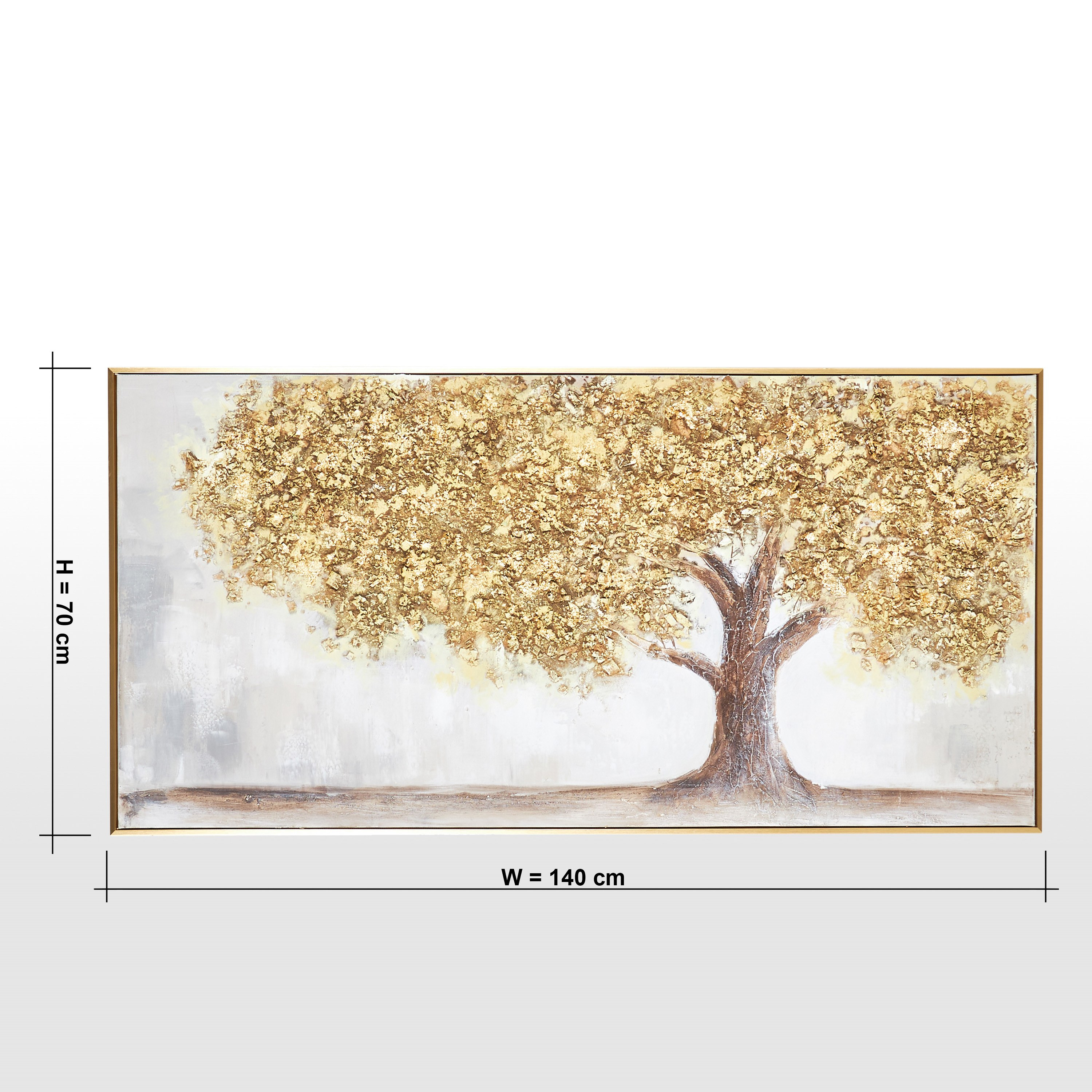Lise Handpainted Framed Canvas Wall Art - 140x70 cm-household-walldecorandmirrors-wallart-image-4