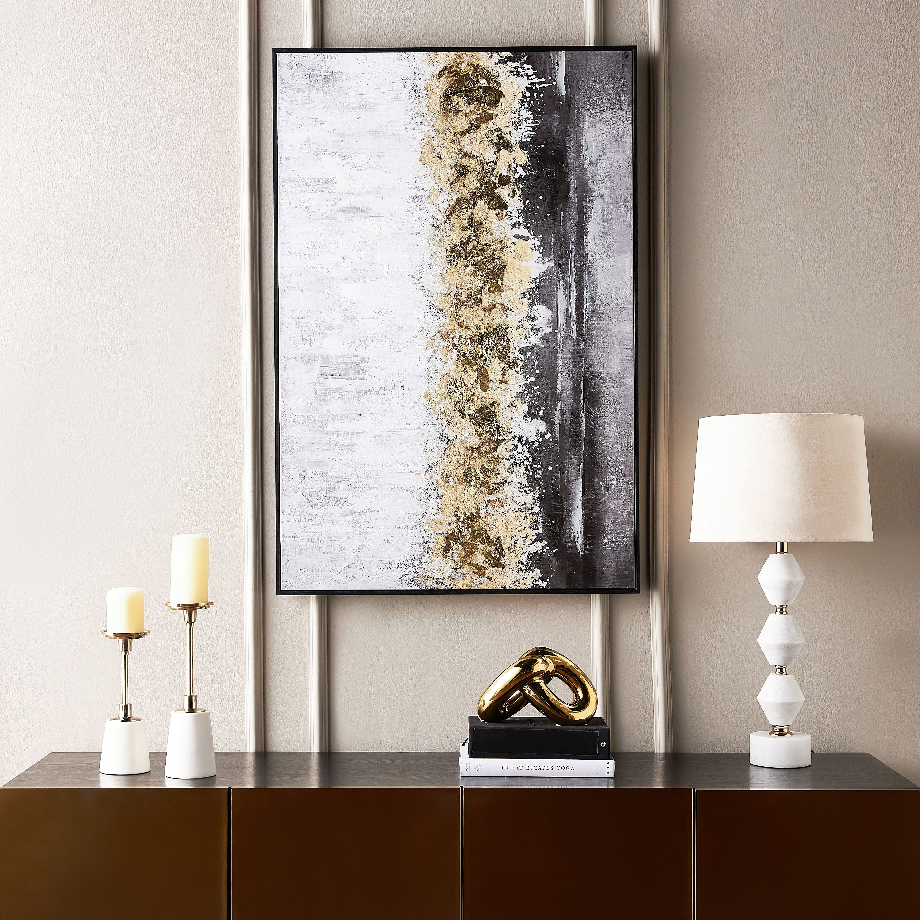 Shop Chima Framed Canvas Wall Art - 120x80 cm | Home Centre