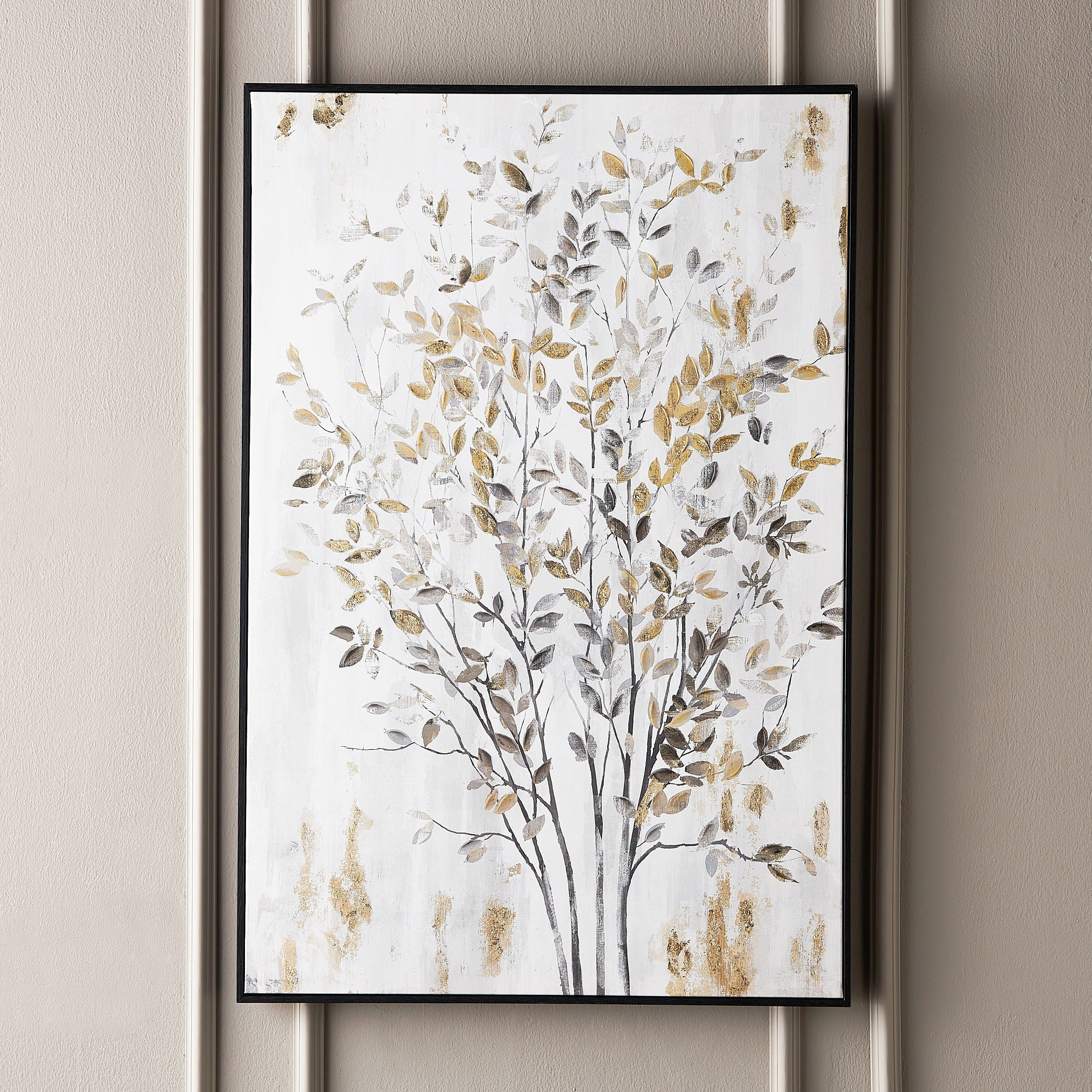 زينة حائط كانفاس مؤطرة - ألورا - 80x120 سم-household-walldecorandmirrors-wallart-image-1
