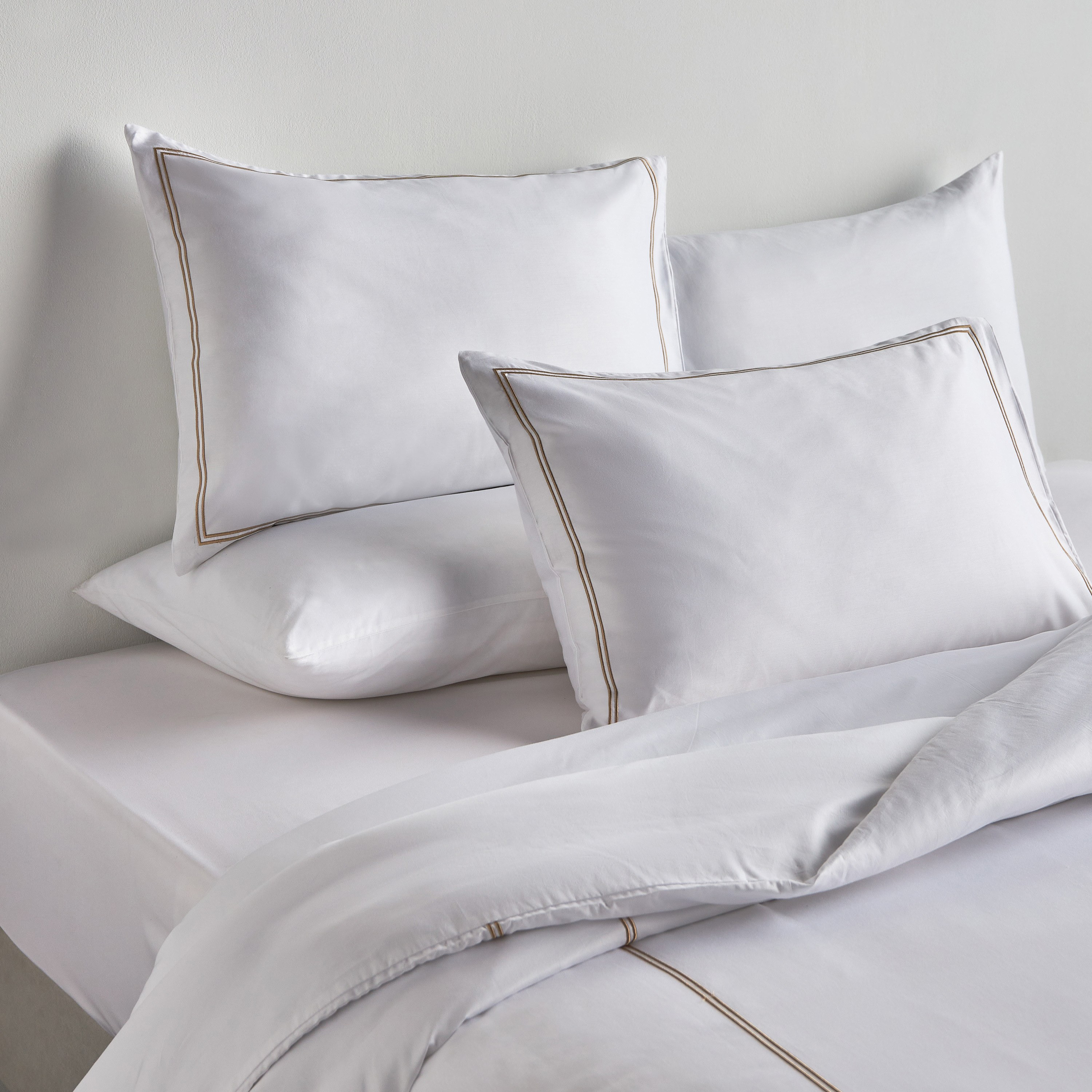 Florence Egyptian Cotton Sateen 400 Thread Count 3-Piece Super King Comforter Set - 250x260 cm
