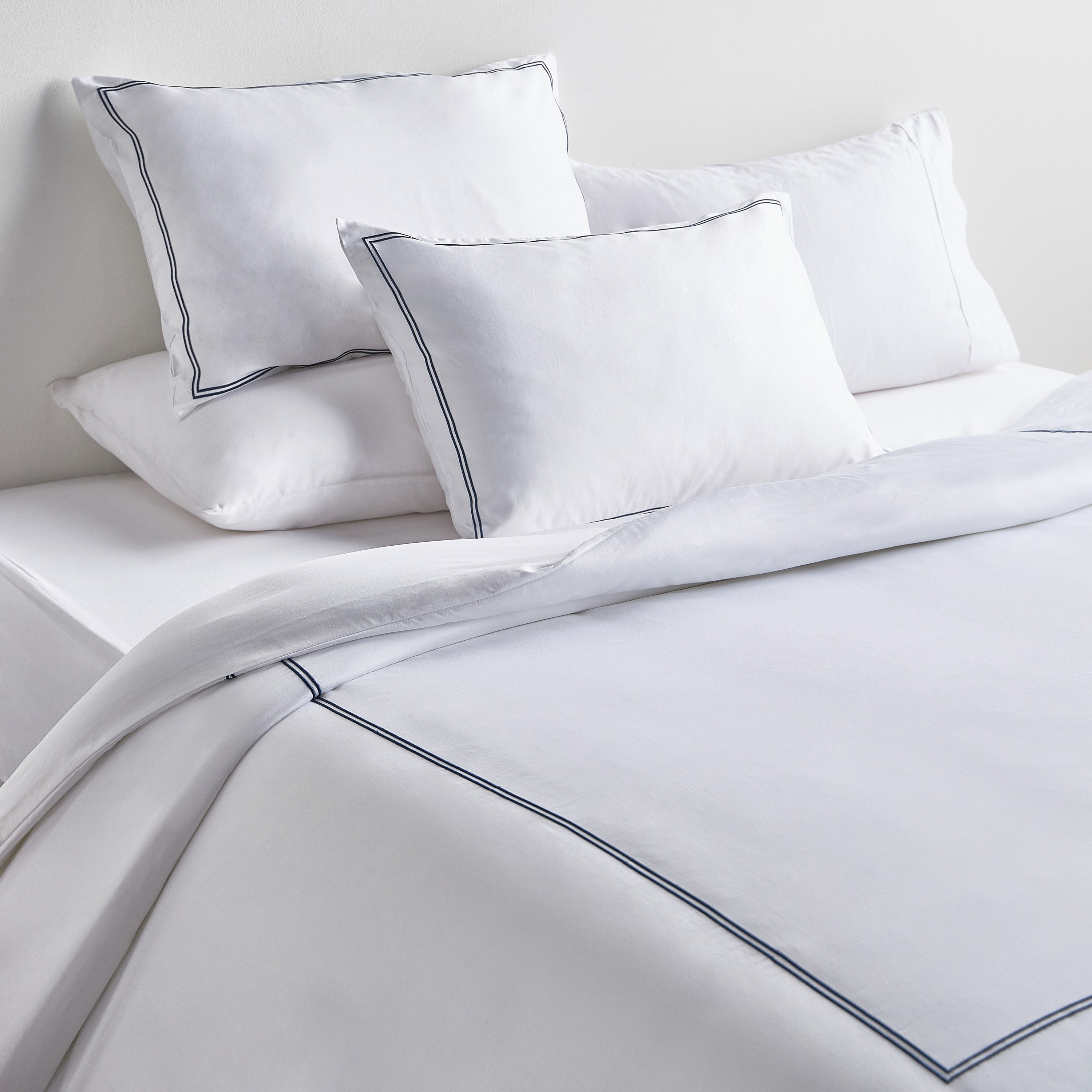 Florence Egyptian Cotton Sateen 400 Thread Count 3-Piece King Duvet Cover Set - 230x220 cm-household-bedding-duvetandcovers-duvetcovers-image-1