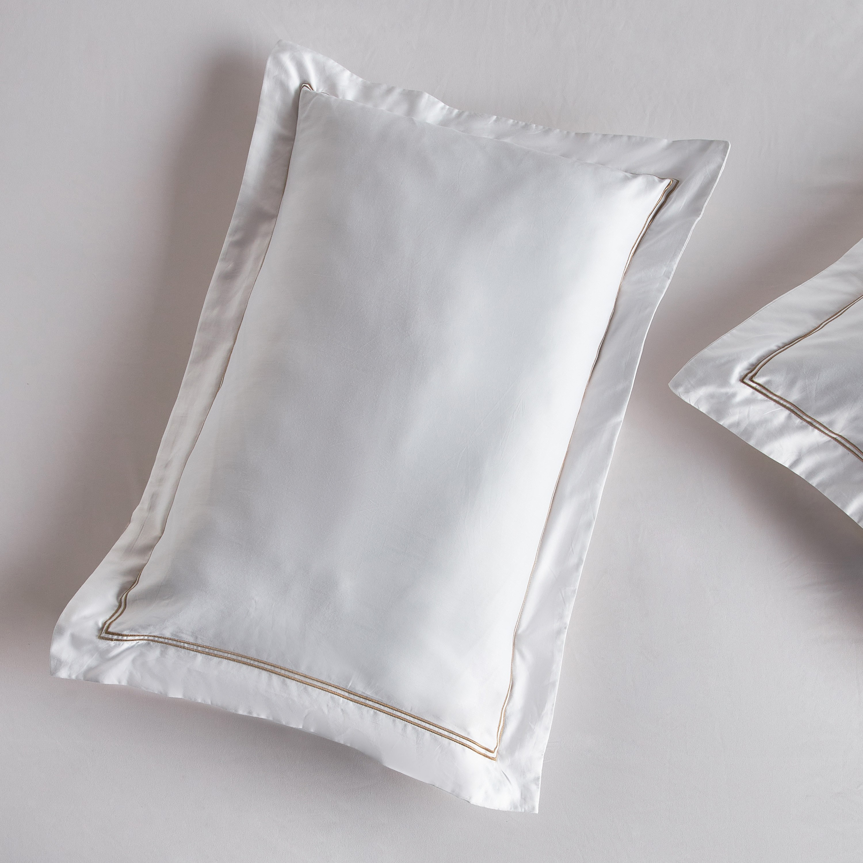 Florence Egyptian Cotton Sateen 400 Thread Count 2-Piece King Pillowcase Set - 50x90 cm-household-bedding-sheetsandpillowcases-pillowcases-image-2