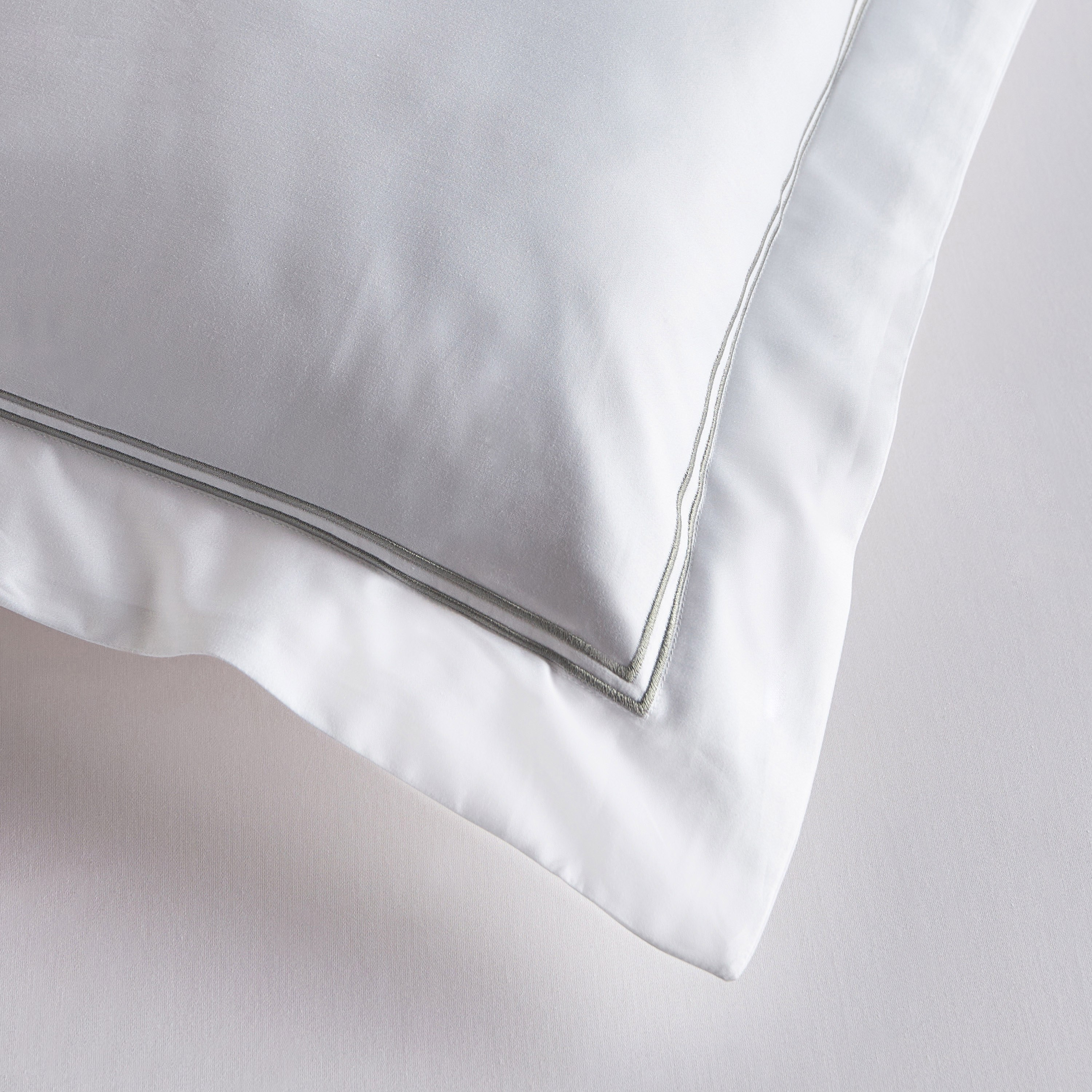 طقم غطاء وسادة كينج من قطعتين عدد خيوط 400 قطن ساتين مصري - فلورنسا - 50x90 سم-household-bedding-sheetsandpillowcases-pillowcases-image-7