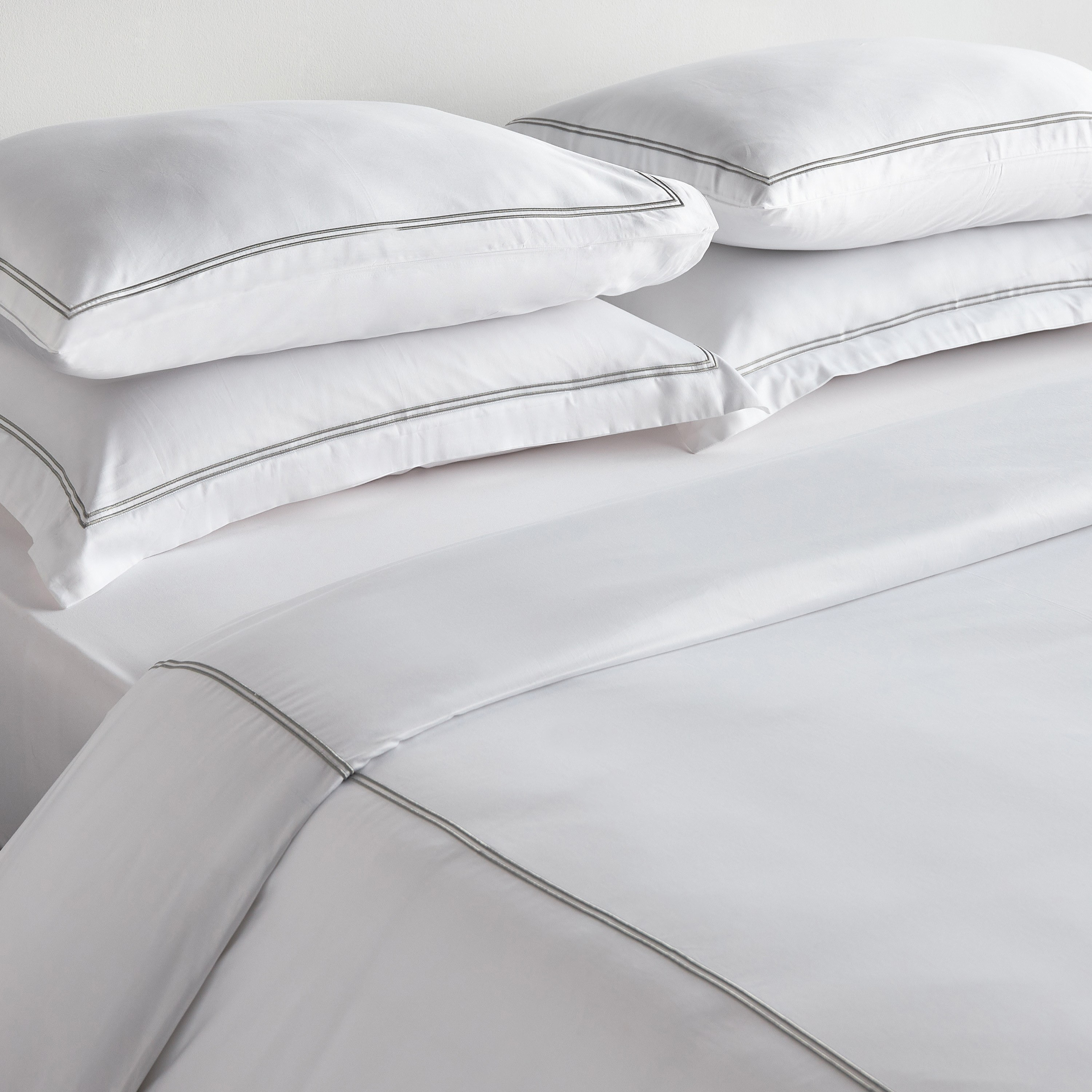 طقم غطاء وسادة كينج من قطعتين عدد خيوط 400 قطن ساتين مصري - فلورنسا - 50x90 سم-household-bedding-sheetsandpillowcases-pillowcases-image-8
