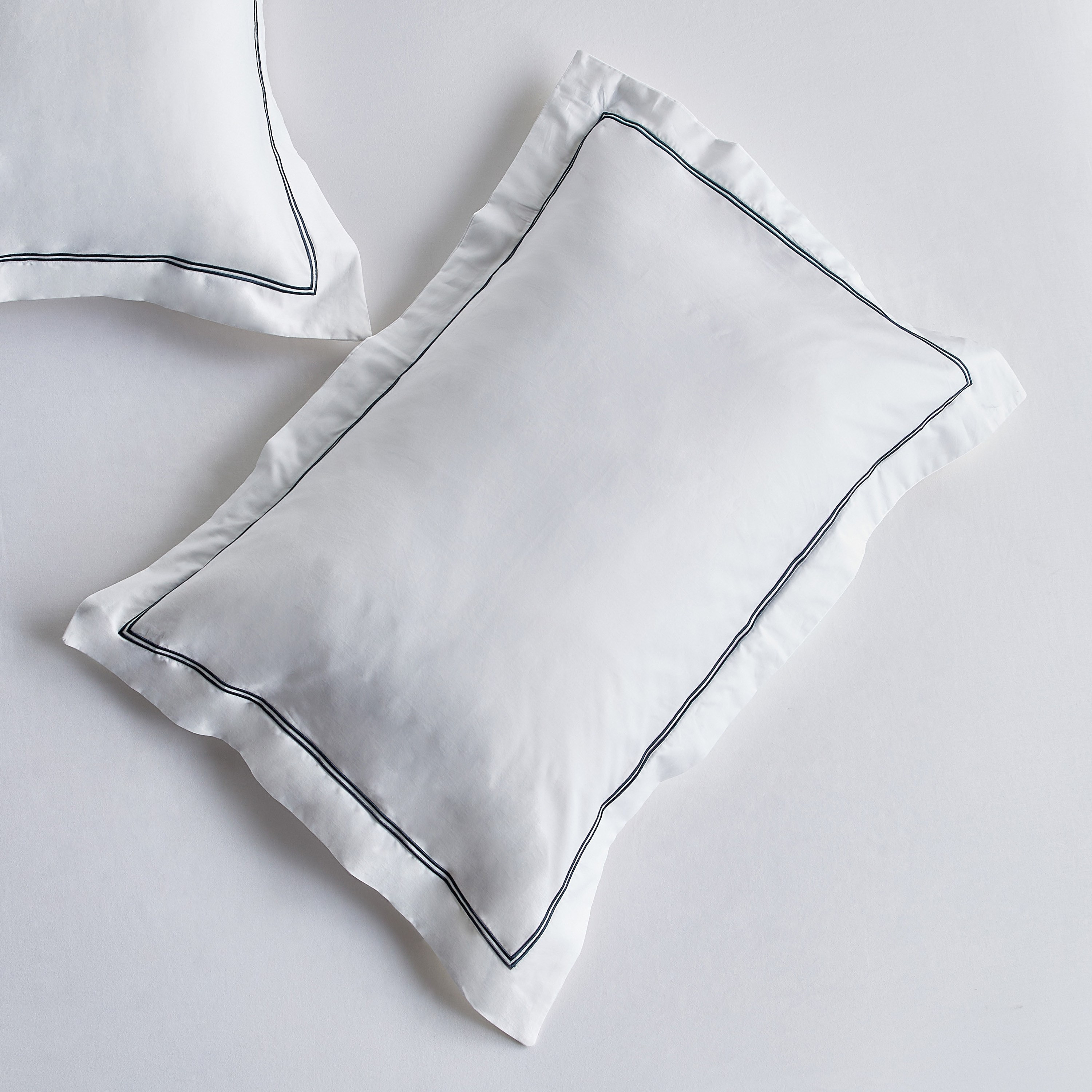 طقم غطاء وسادة كينج من قطعتين عدد خيوط 400 قطن ساتين مصري - فلورنسا - 50x90 سم-household-bedding-sheetsandpillowcases-pillowcases-image-14