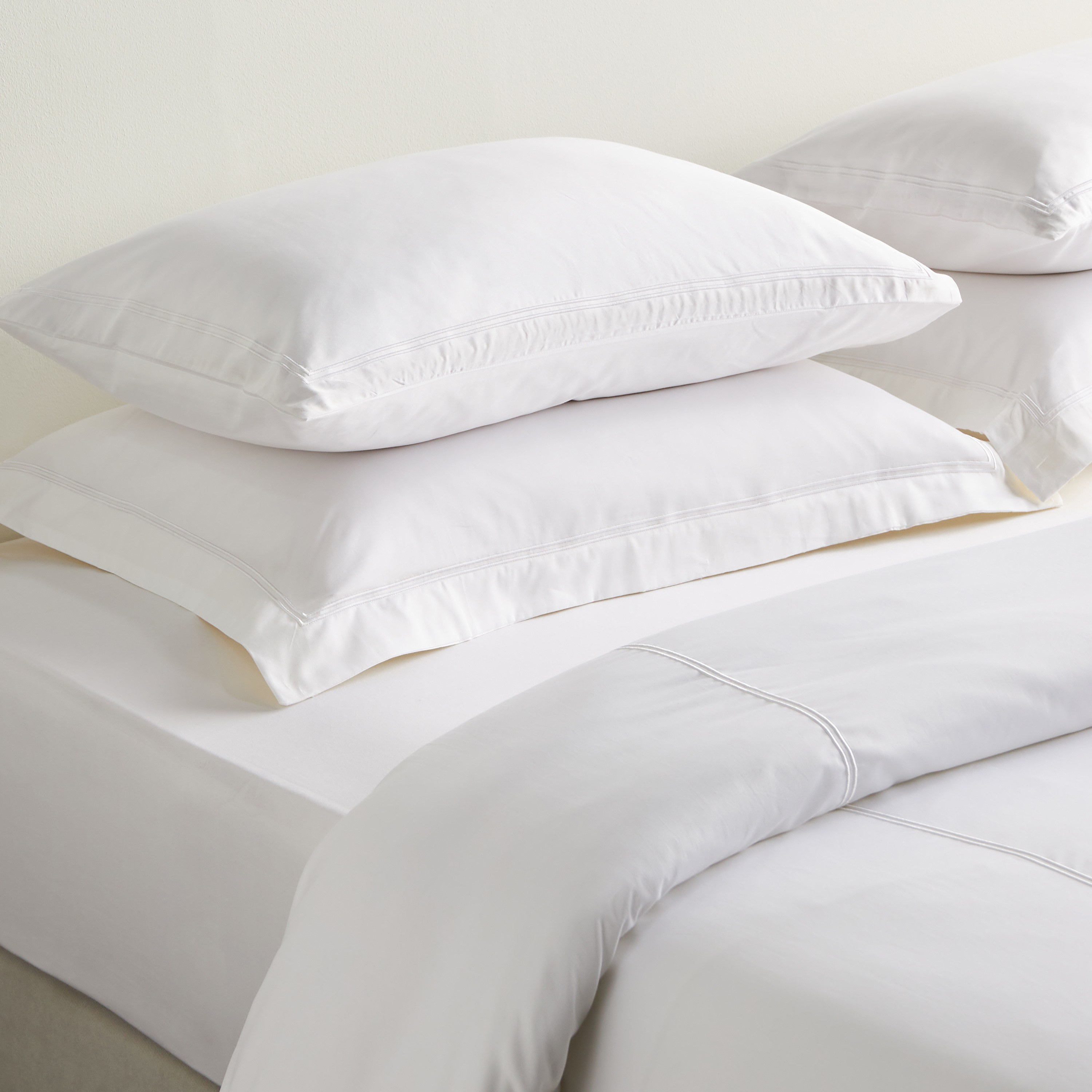 Florence Egyptian Cotton Sateen 400 Thread Count 2-Piece King Pillowcase Set - 50x90 cm-household-bedding-sheetsandpillowcases-pillowcases-image-4