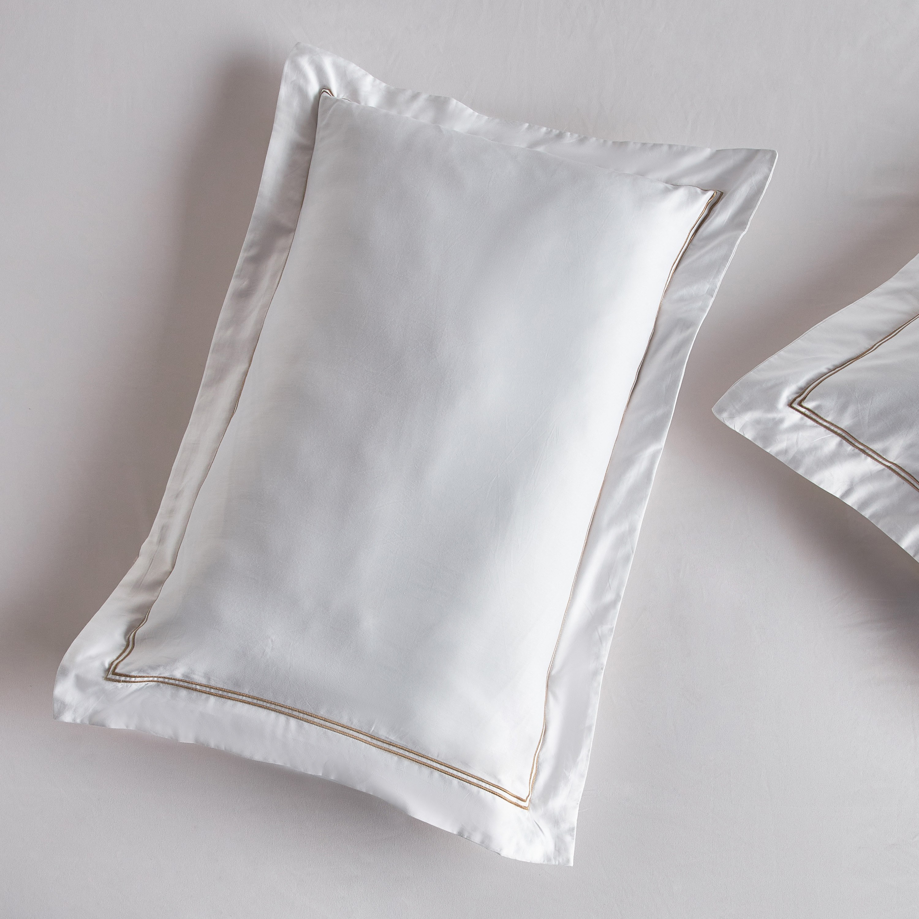 Florence Egyptian Cotton Sateen 400 Thread Count 2-Piece Standard Pillowcase Set - 50x75 cm-household-bedding-sheetsandpillowcases-pillowcases-image-2