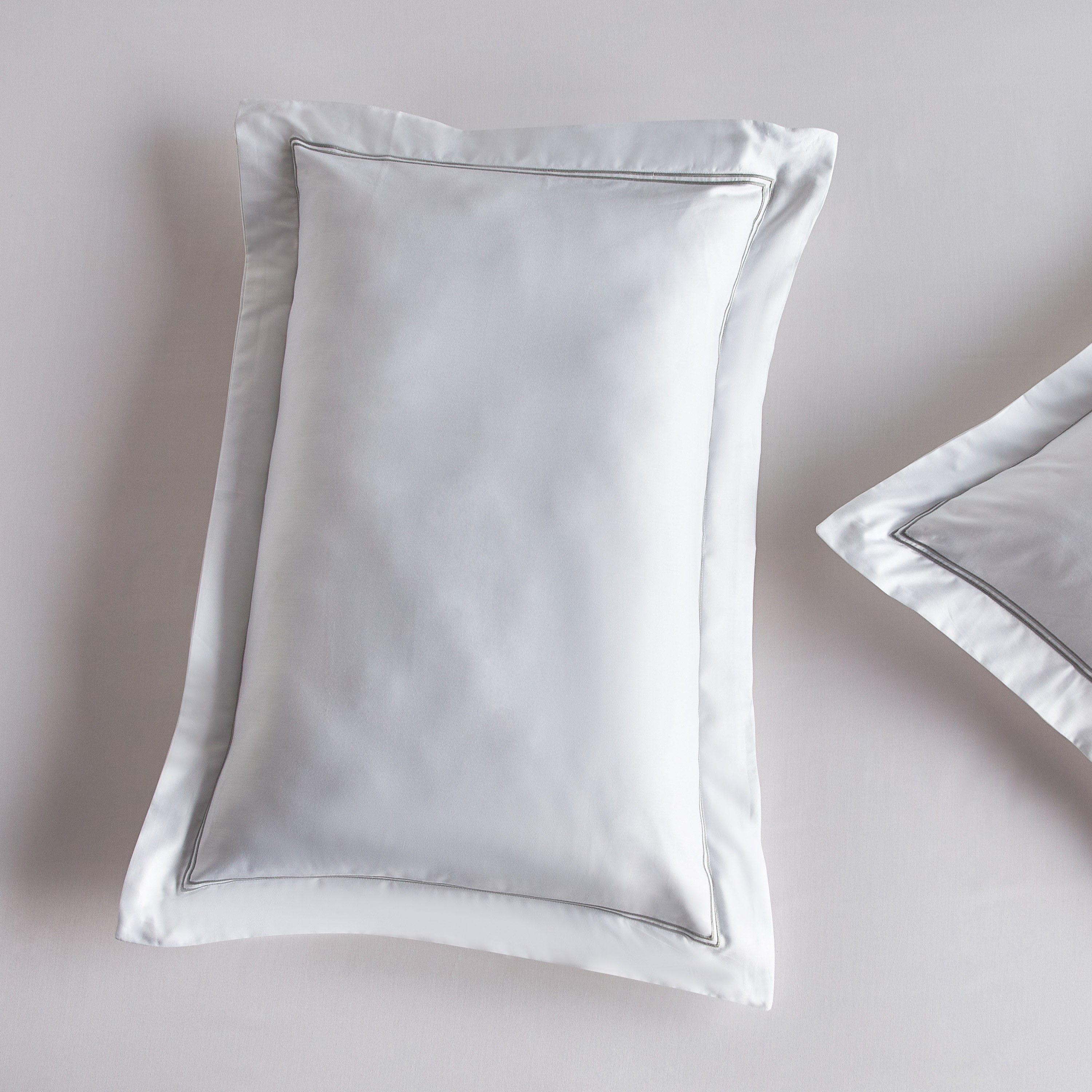 Florence Egyptian Cotton Sateen 400 Thread Count 2-Piece Standard Pillowcase Set - 50x75 cm-household-bedding-sheetsandpillowcases-pillowcases-image-2