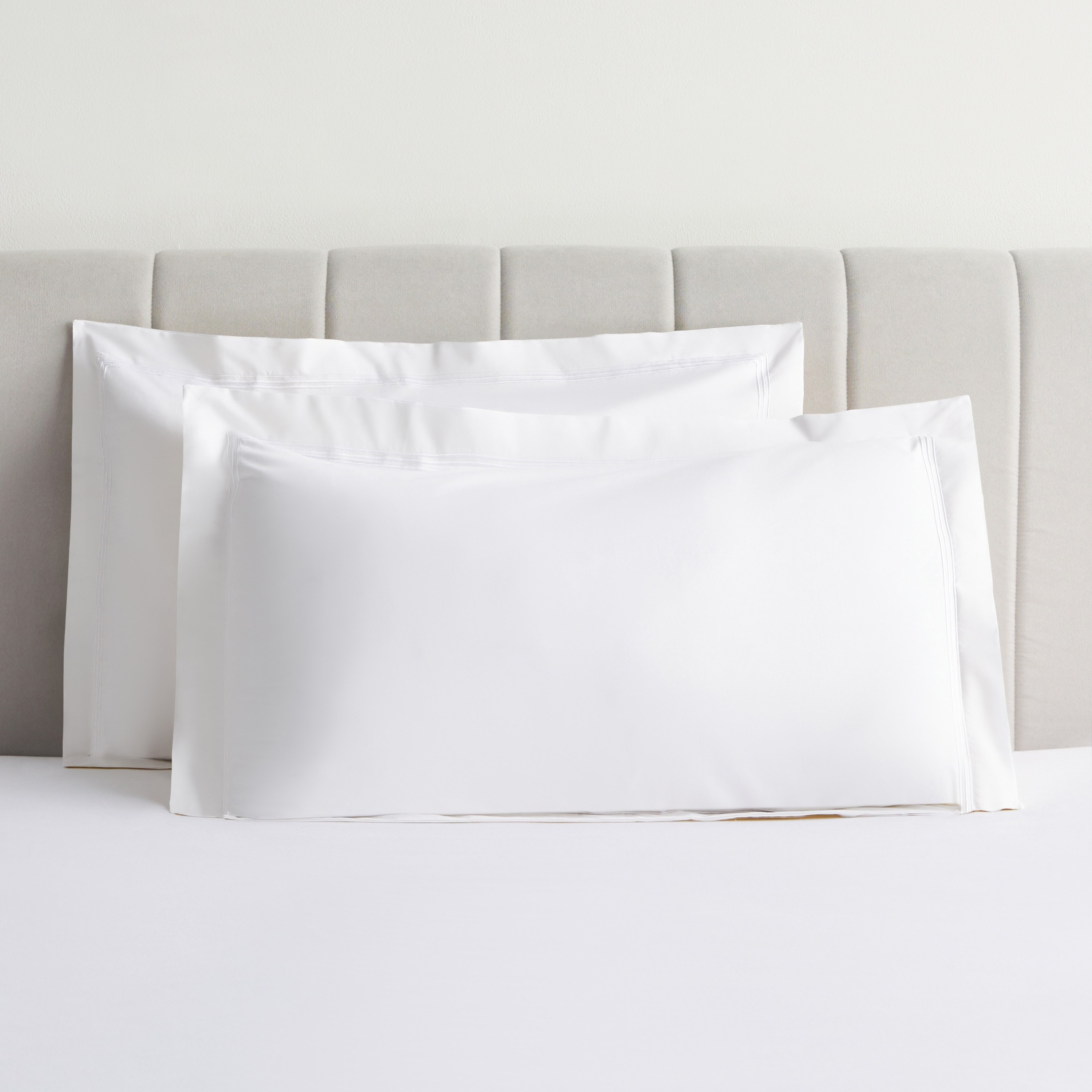 طقم غطاء وسادة كينج من قطعتين عدد خيوط 600 قطن ساتين مصري - فيرونا - 50x90 سم-household-bedding-sheetsandpillowcases-pillowcases-image-5