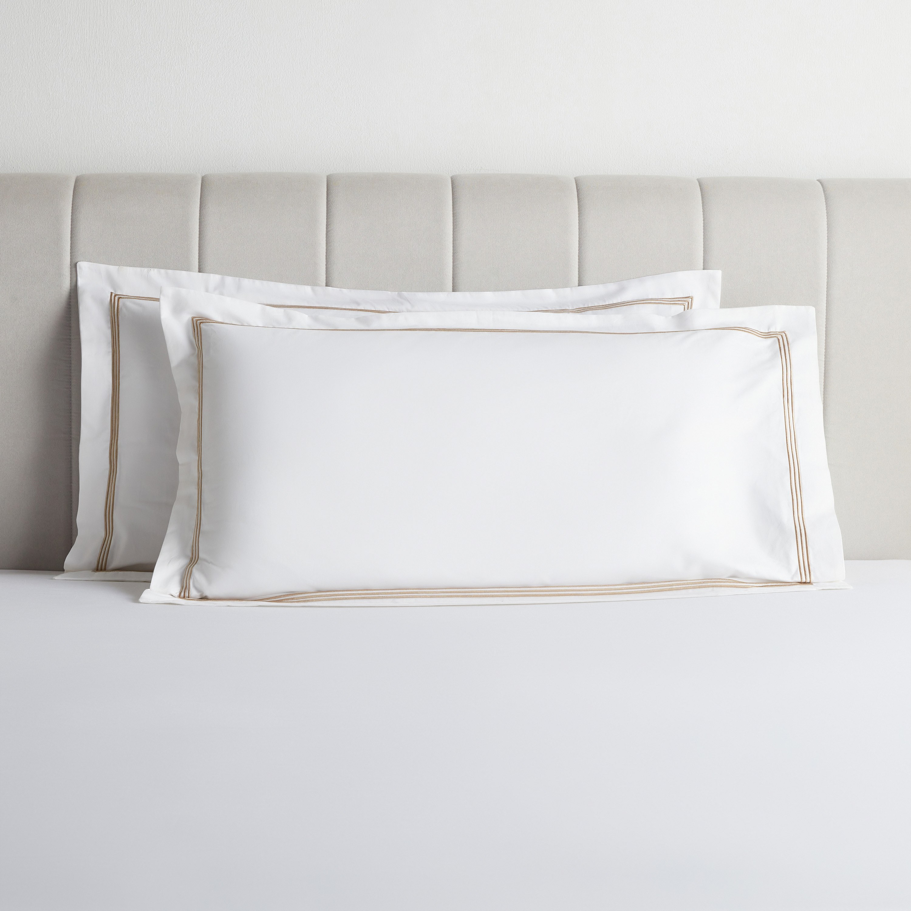Verona Egyptian Cotton Sateen 600 Thread Count 2-Piece Standard Pillowcase Set - 50x75 cm-household-bedding-sheetsandpillowcases-pillowcases-image-1