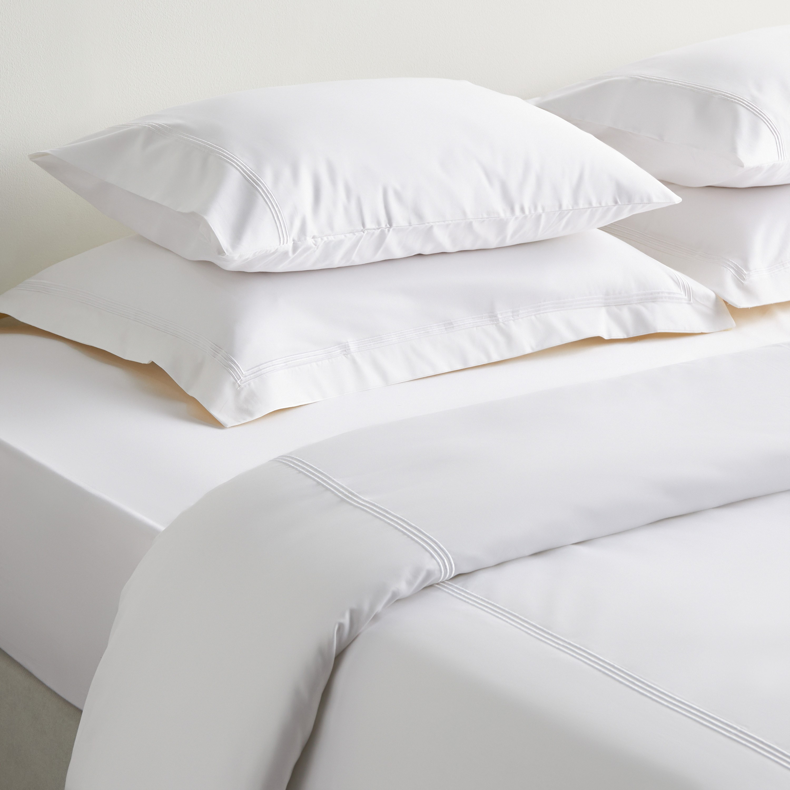 Verona Egyptian Cotton Sateen 600 Thread Count 2-Piece Standard Pillowcase Set - 50x75 cm-household-bedding-sheetsandpillowcases-pillowcases-image-4
