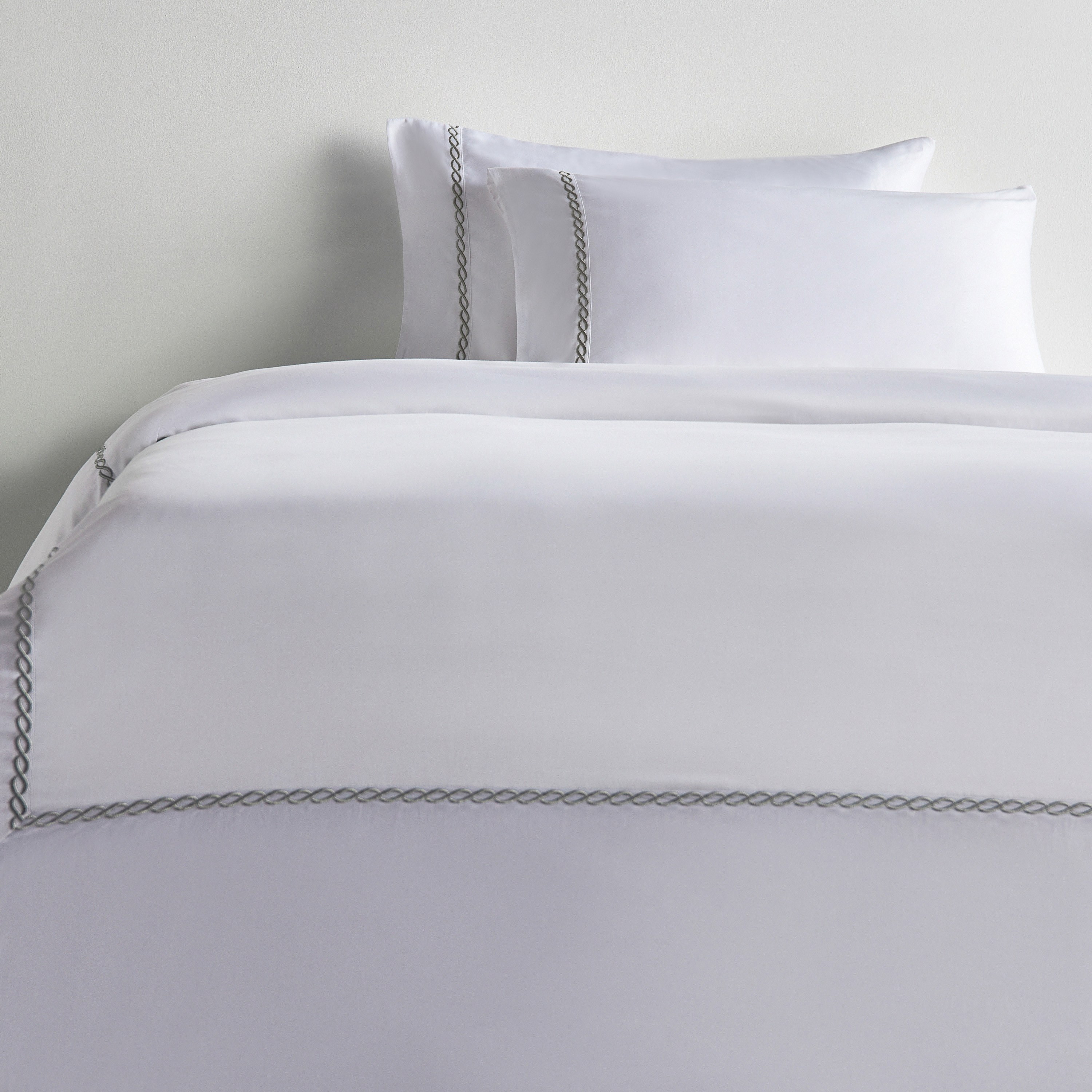 طقم لحاف سوبر كينج 3 قطع 400 خيط قطن مصري ساتين - ويف - 250x260 سم-household-bedding-comfortersandbedspreads-comforters-image-6