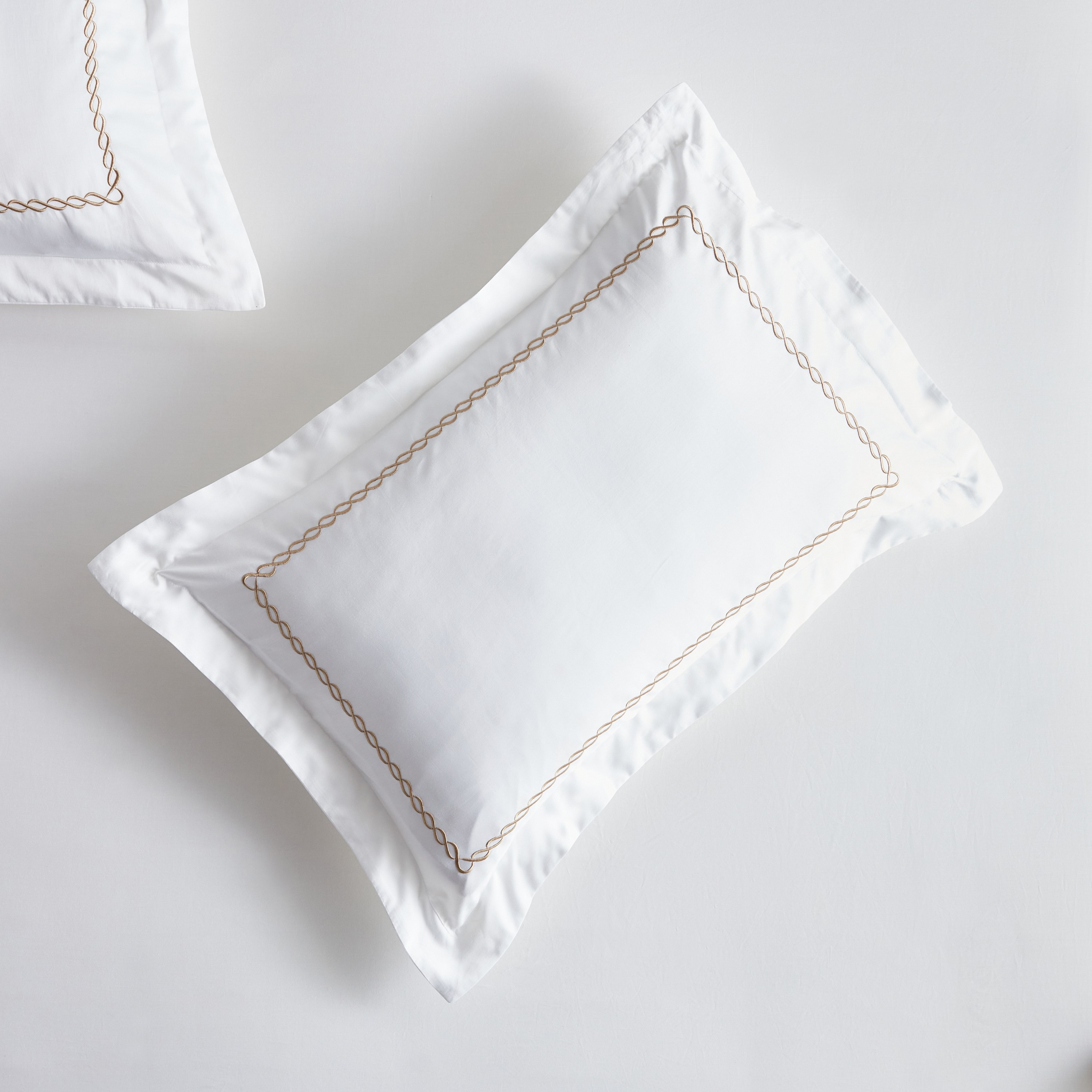 Wave Egyptian Cotton Sateen 400 Thread Count 2-Piece King Pillowcase Set - 50x90 cm-household-bedding-sheetsandpillowcases-pillowcases-image-2