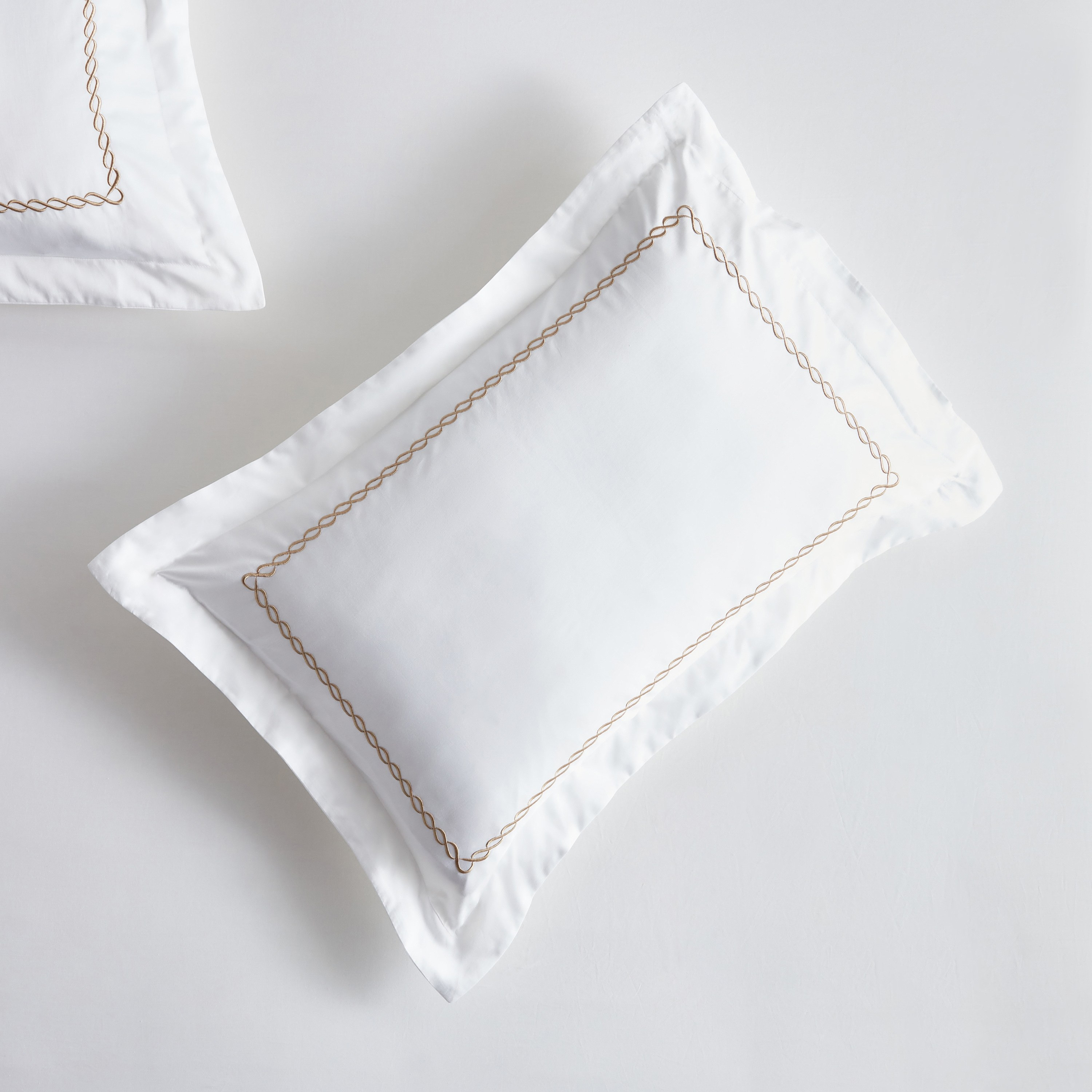 Wave Egyptian Cotton Sateen 400 Thread Count 2-Piece Standard Pillowcase Set - 50x75 cm-household-bedding-sheetsandpillowcases-pillowcases-image-2
