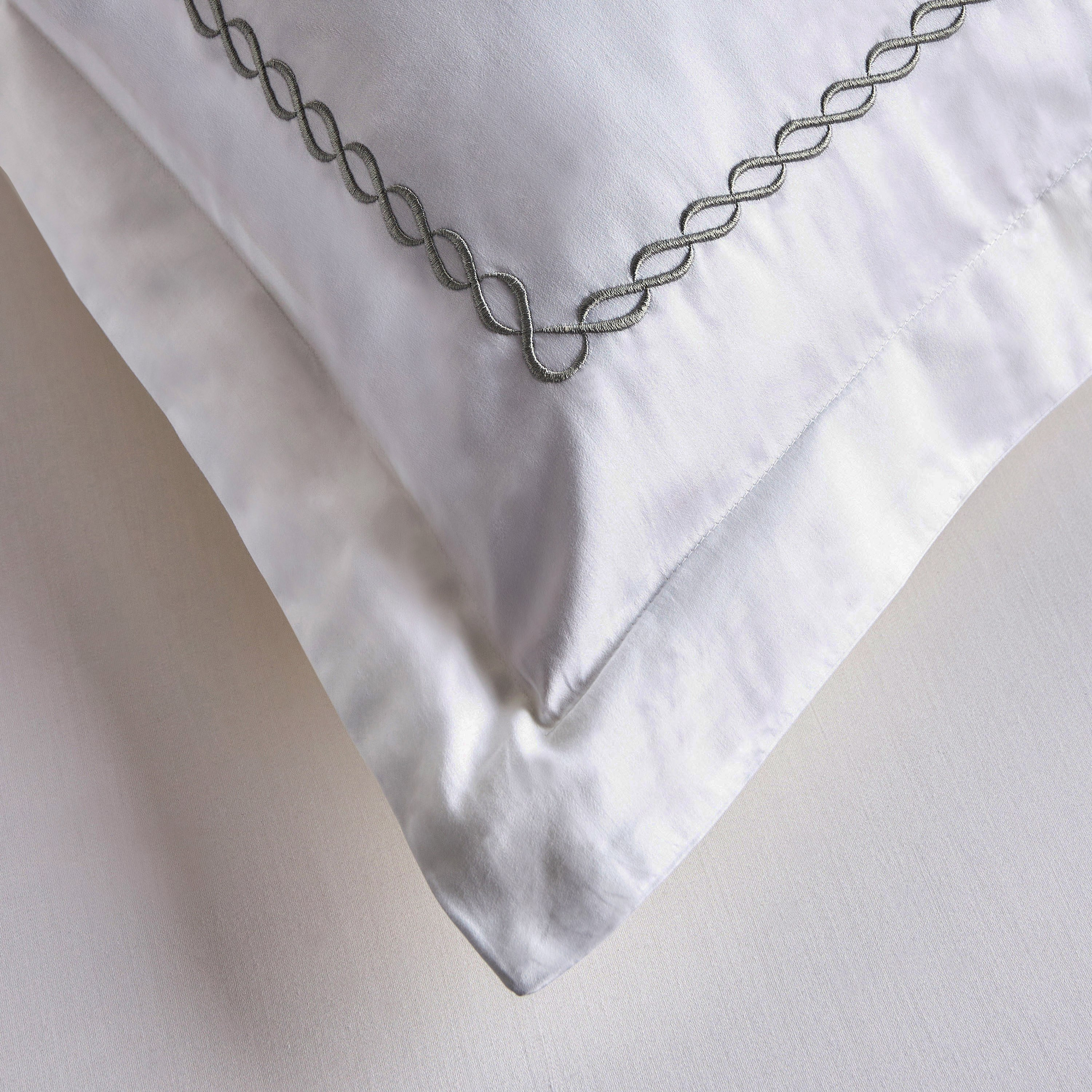 Wave Egyptian Cotton Sateen 400 Thread Count 2-Piece Standard Pillowcase Set - 50x75 cm-household-bedding-sheetsandpillowcases-pillowcases-image-3