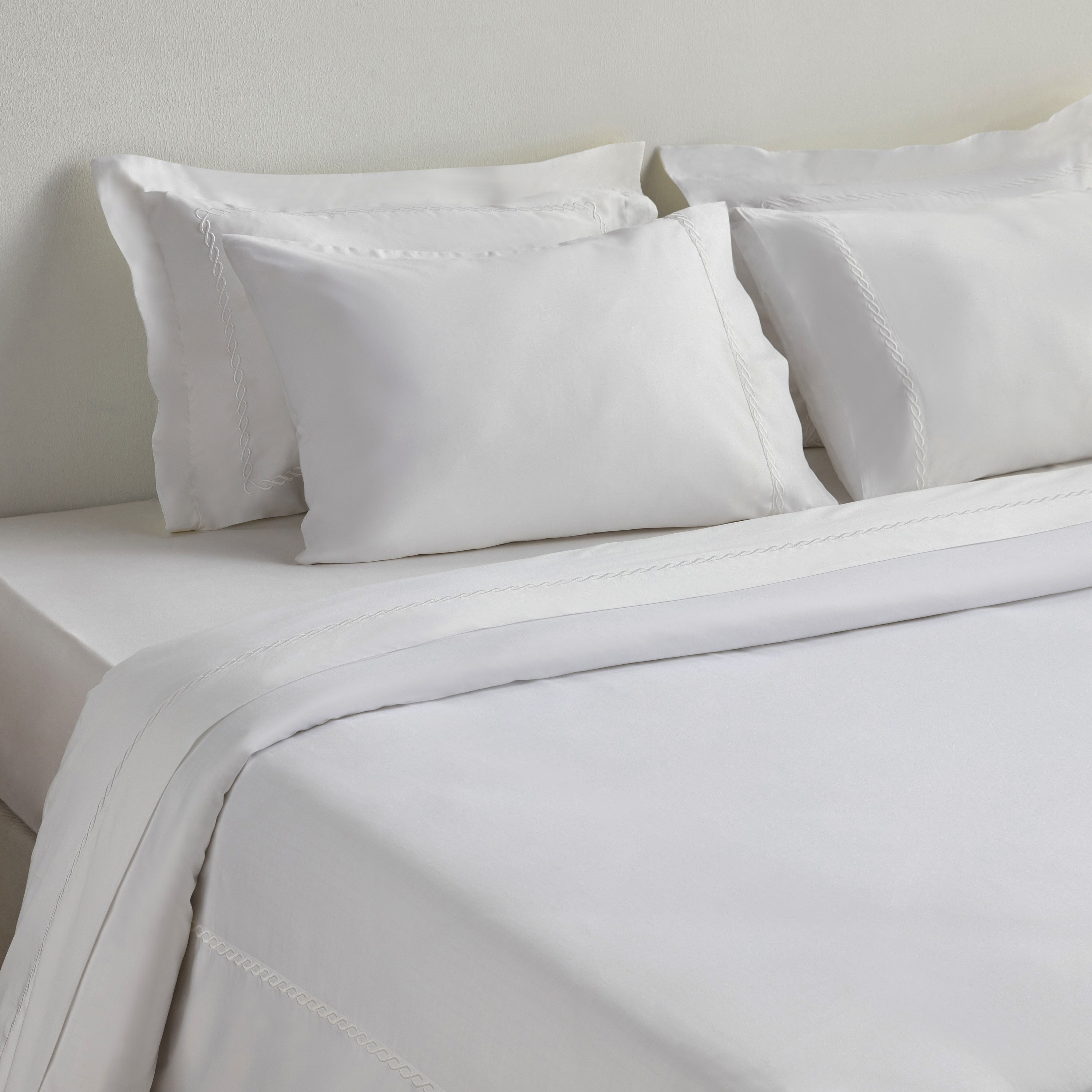 Wave Egyptian Cotton Sateen 400 Thread Count 2-Piece Standard Pillowcase Set - 50x75 cm-household-bedding-sheetsandpillowcases-pillowcases-image-4